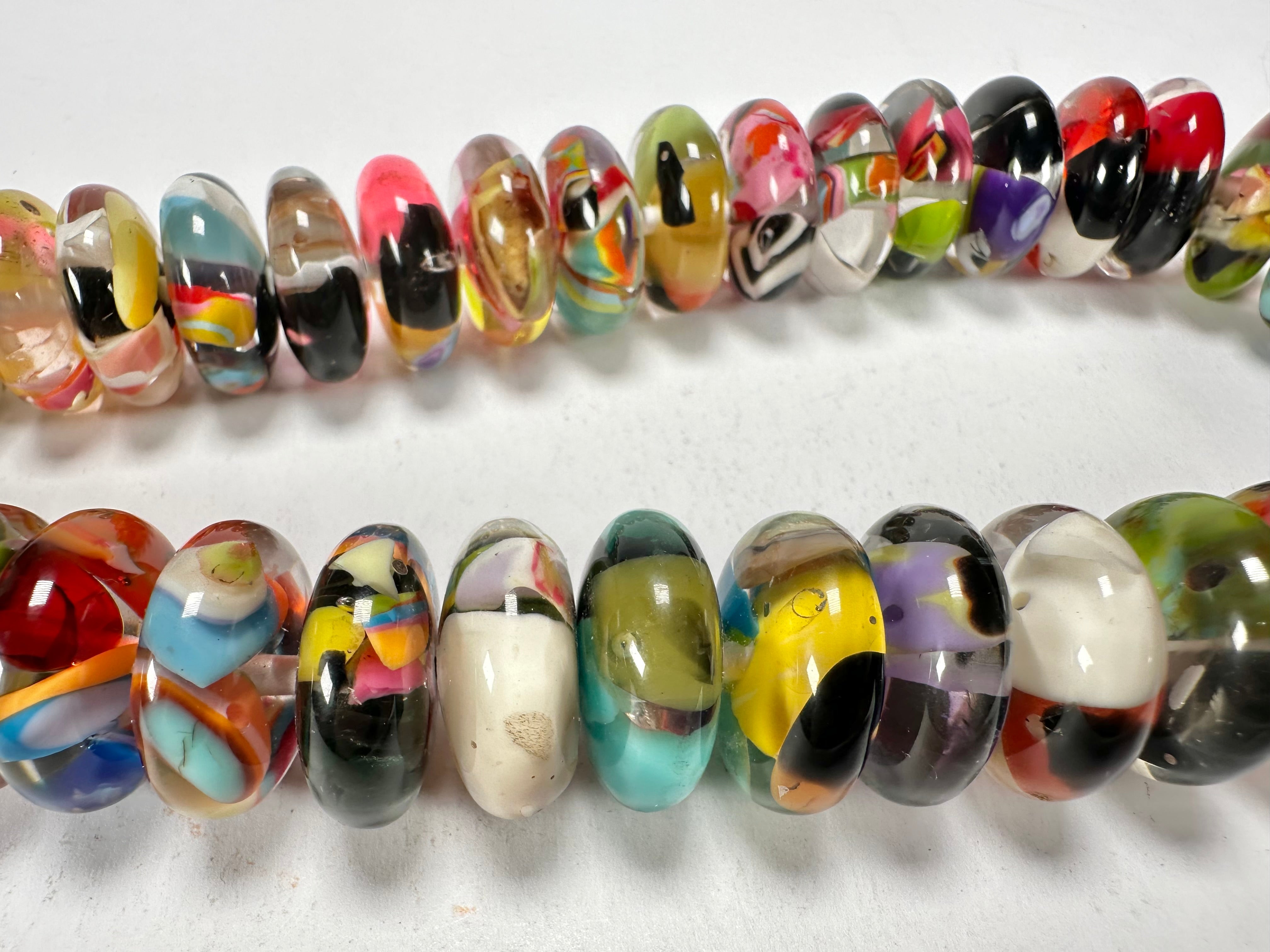 Jackie Brazil "Ana" Cascade Resin Wheels 50cm Necklace ( N0042 )