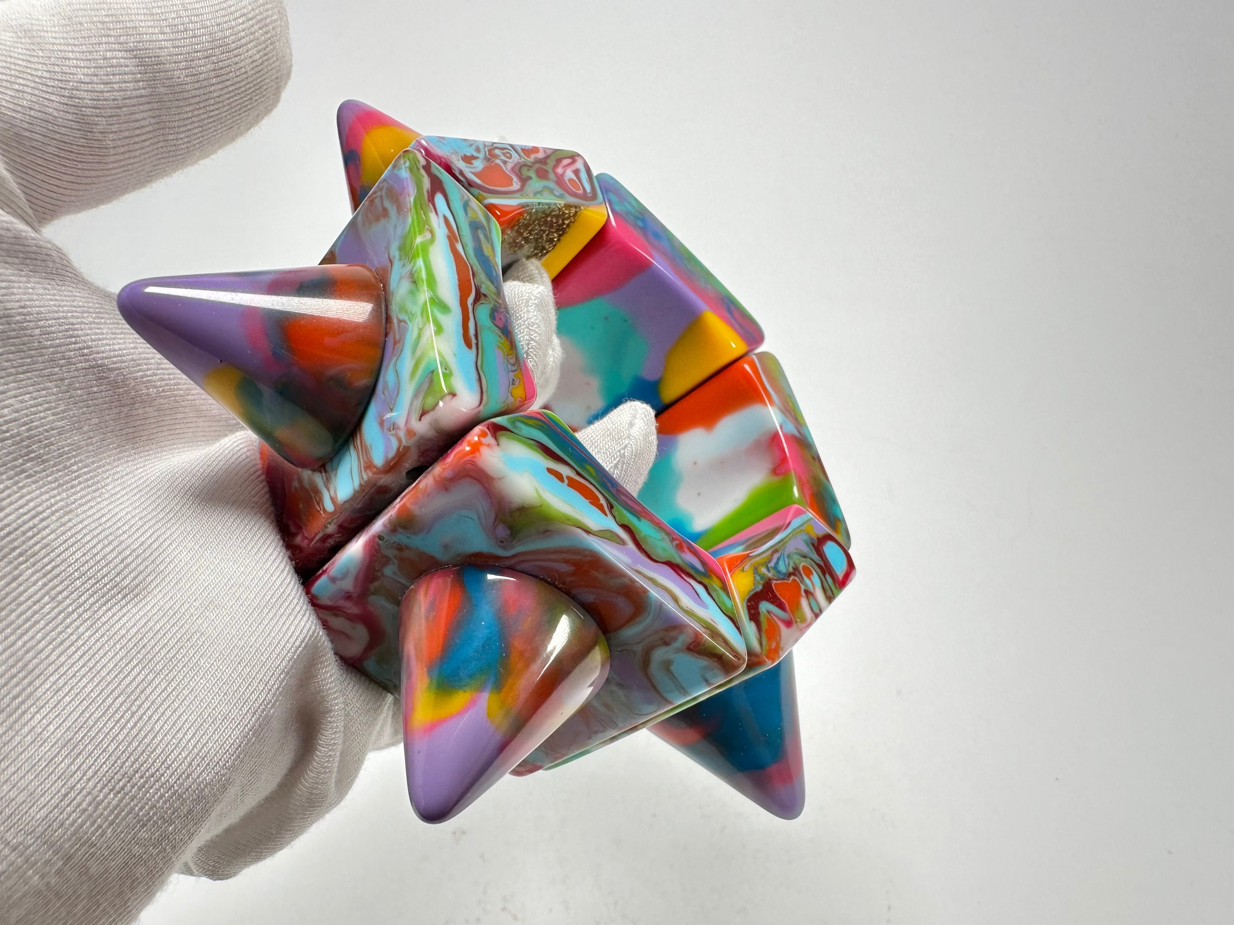 Jackie Brazil "Spike" Kandinsky Sabrina x Cones Elasticated Bracelet ( B0220 )