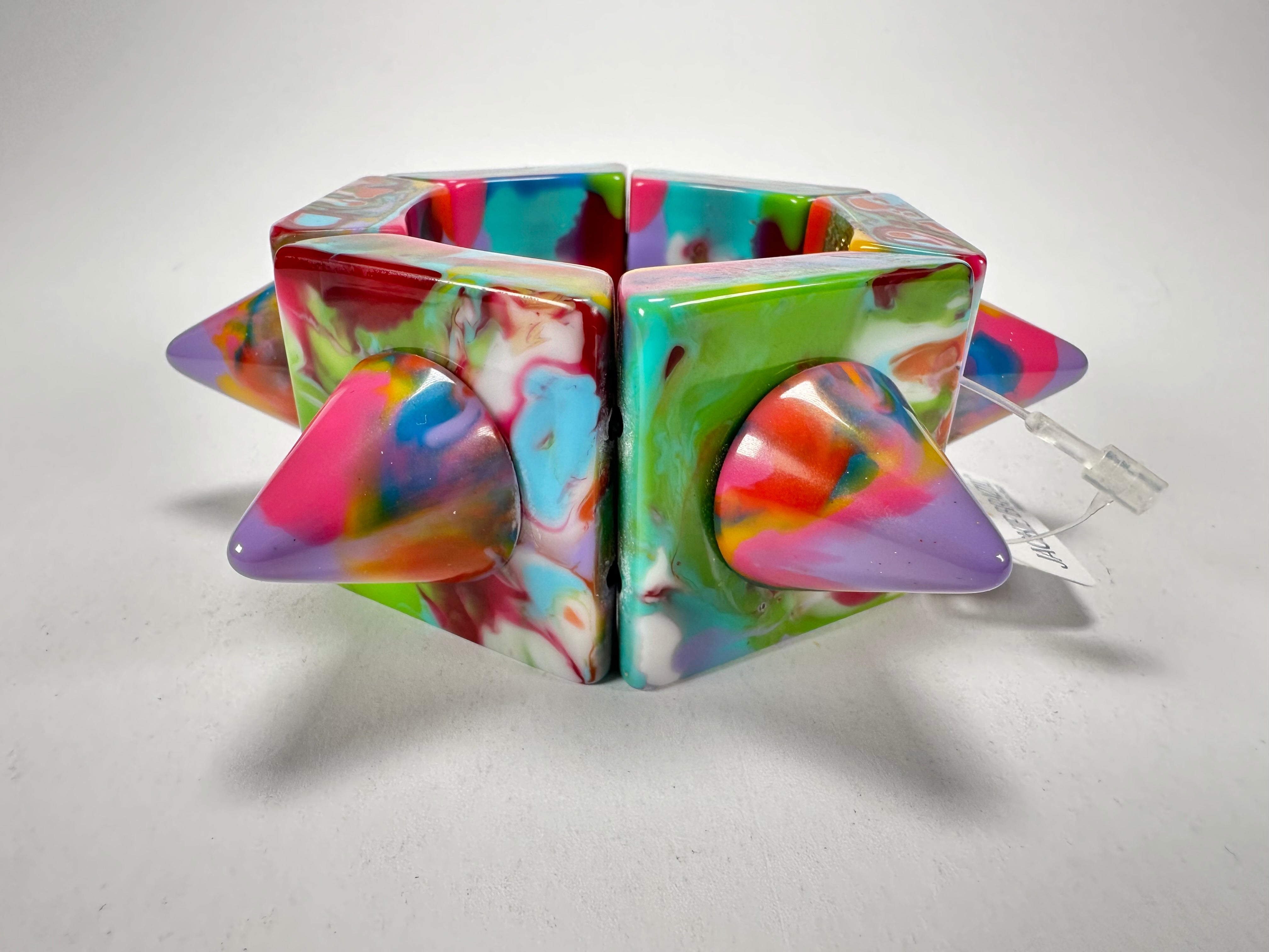 Jackie Brazil "Spike" Kandinsky Sabrina x Cones Elasticated Bracelet ( B0220 )