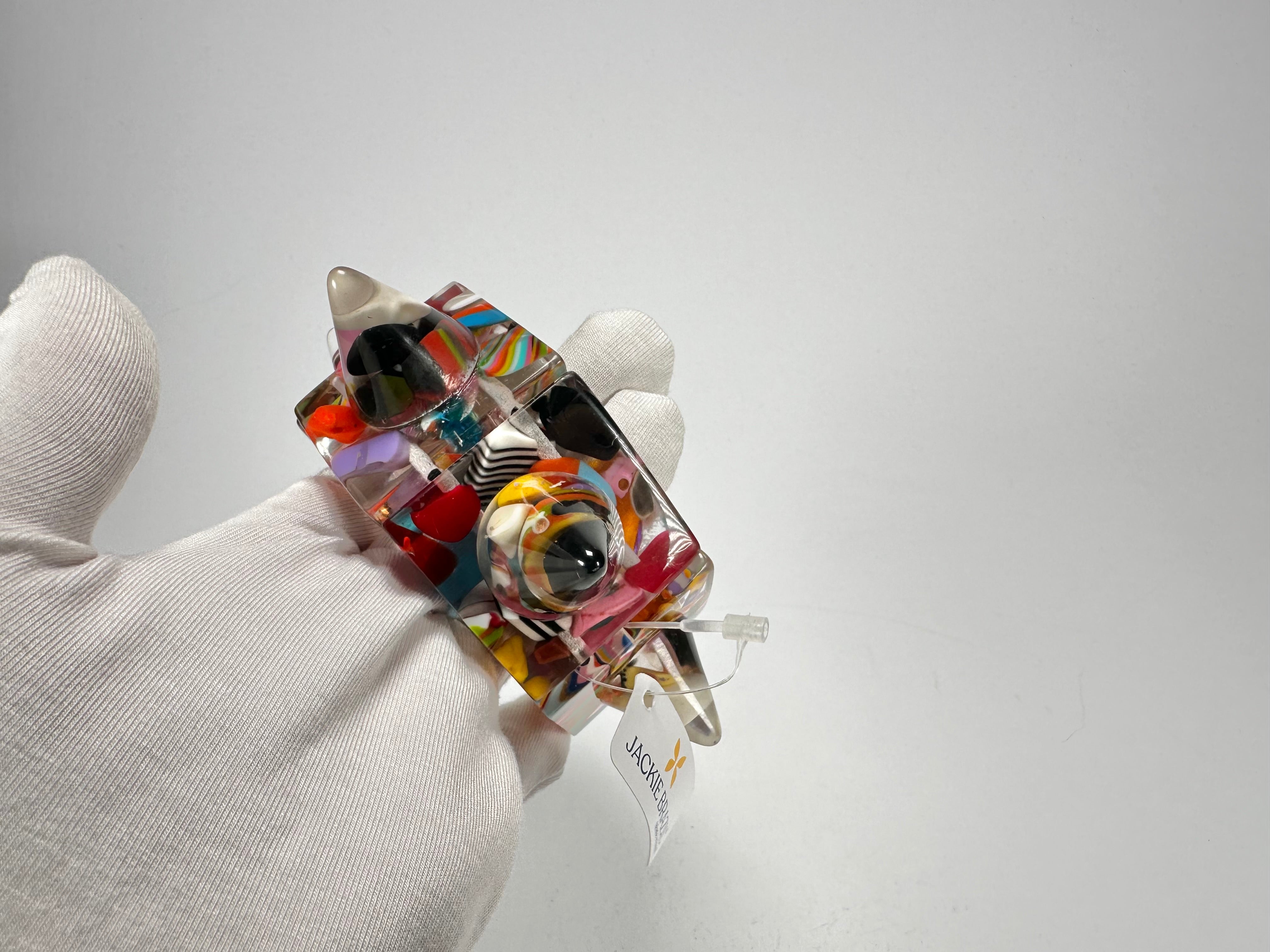 Jackie Brazil "Spike" Cascade Sabrina x Cones Elasticated Bracelet ( B0220 )