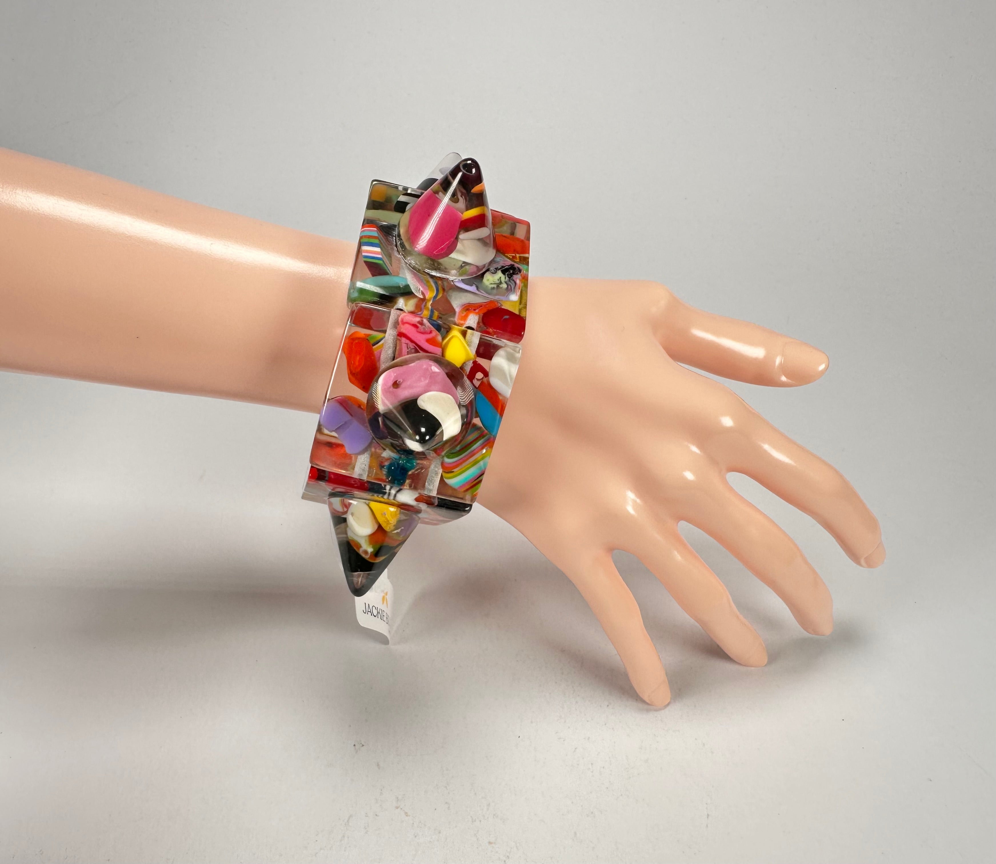 Jackie Brazil "Spike" Cascade Sabrina x Cones Elasticated Bracelet ( B0220 )