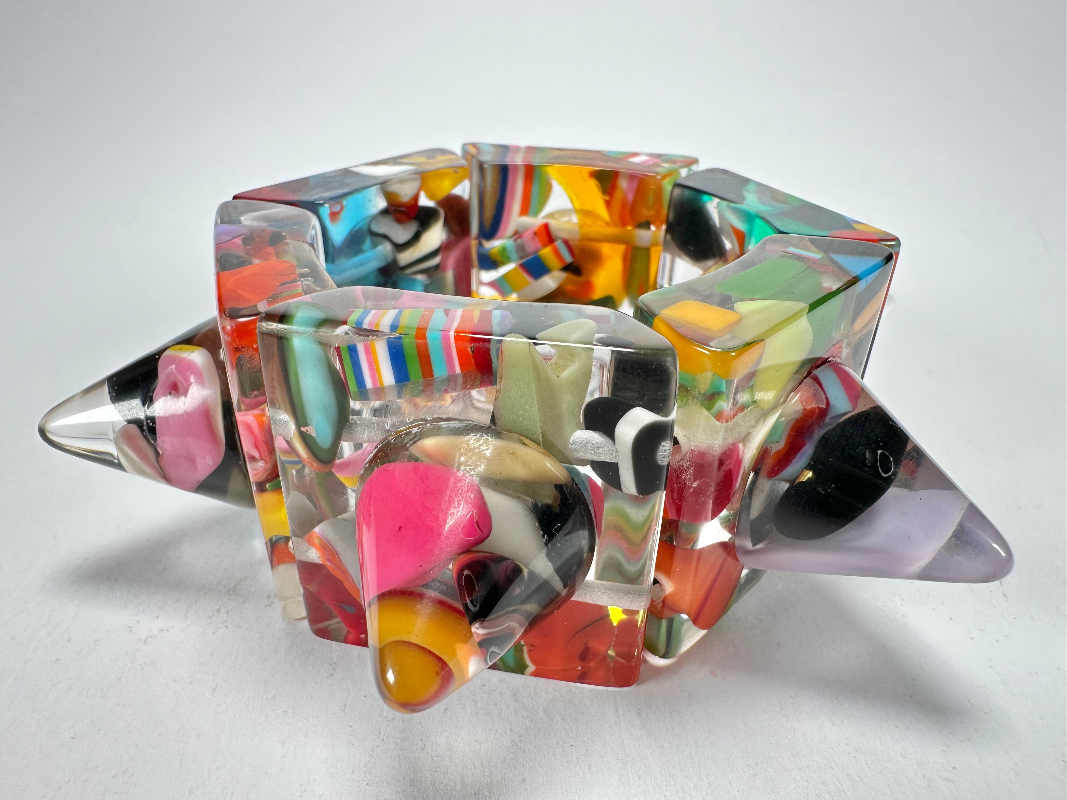 Jackie Brazil "Spike" Cascade Sabrina x Cones Elasticated Bracelet ( B0220 )