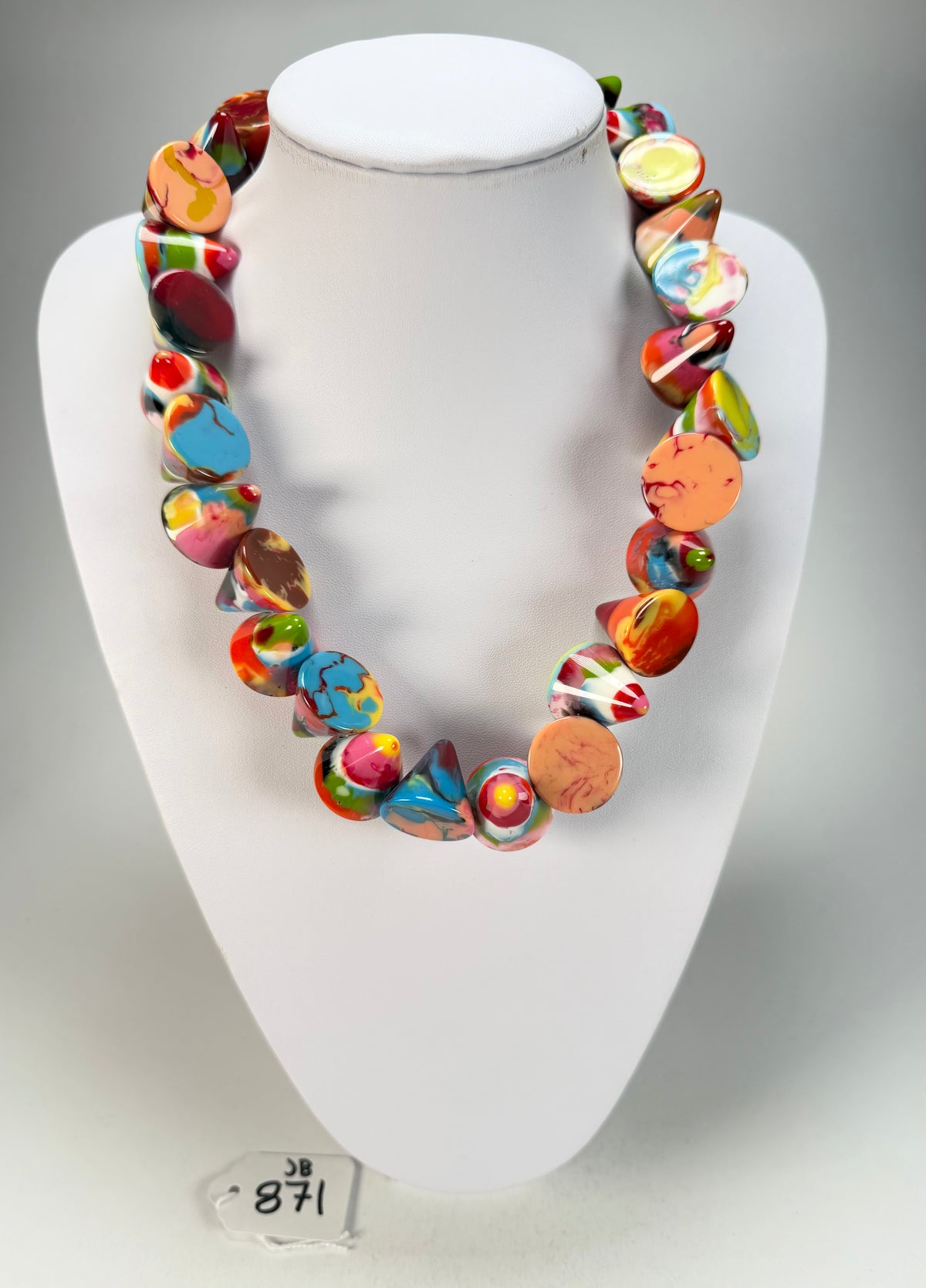 Jackie Brazil "KL Kones" Kandinsky Large Cones Necklace ( N2896 )