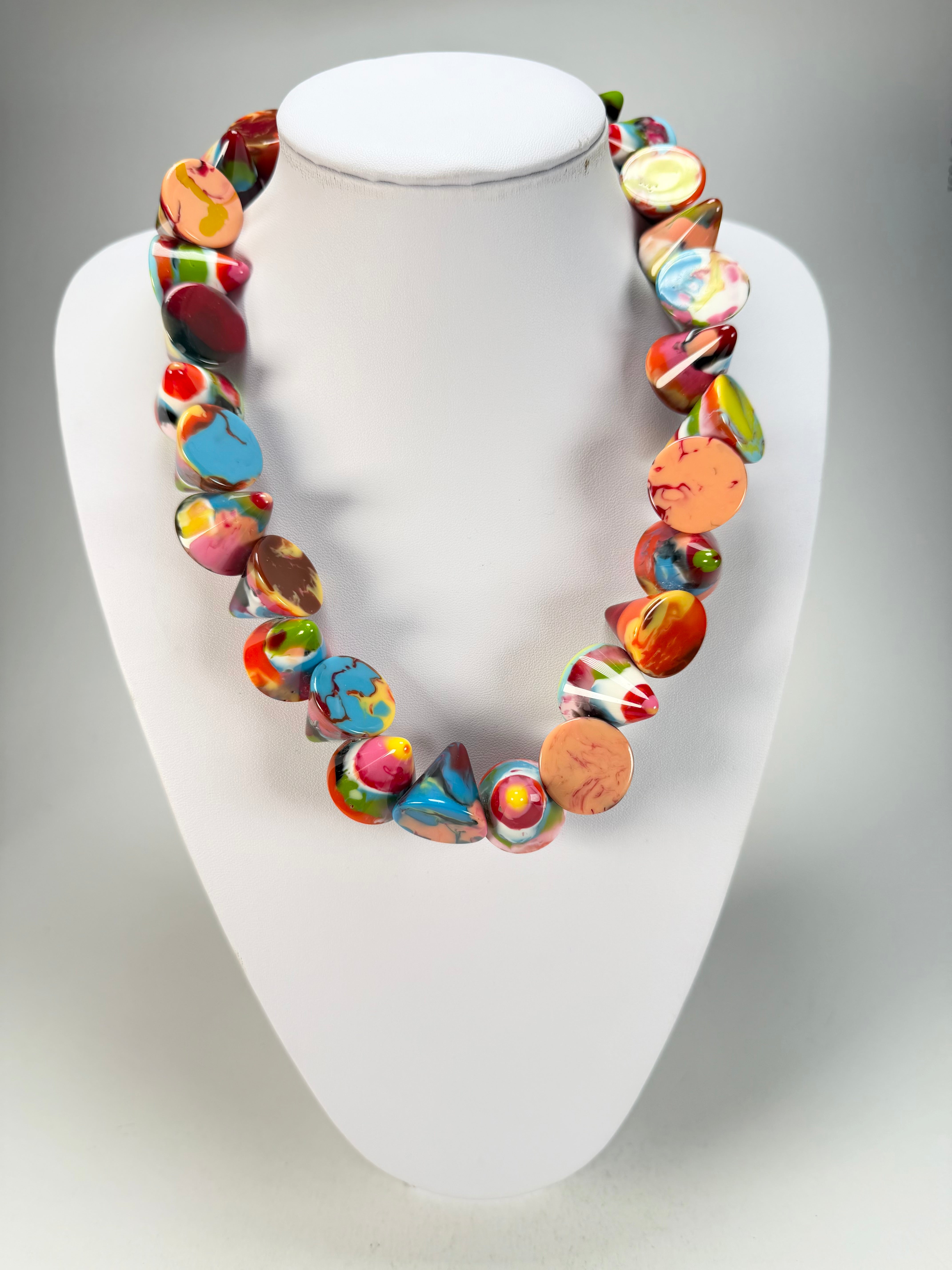 Jackie Brazil "KL Kones" Kandinsky Large Cones Necklace ( N2896 )