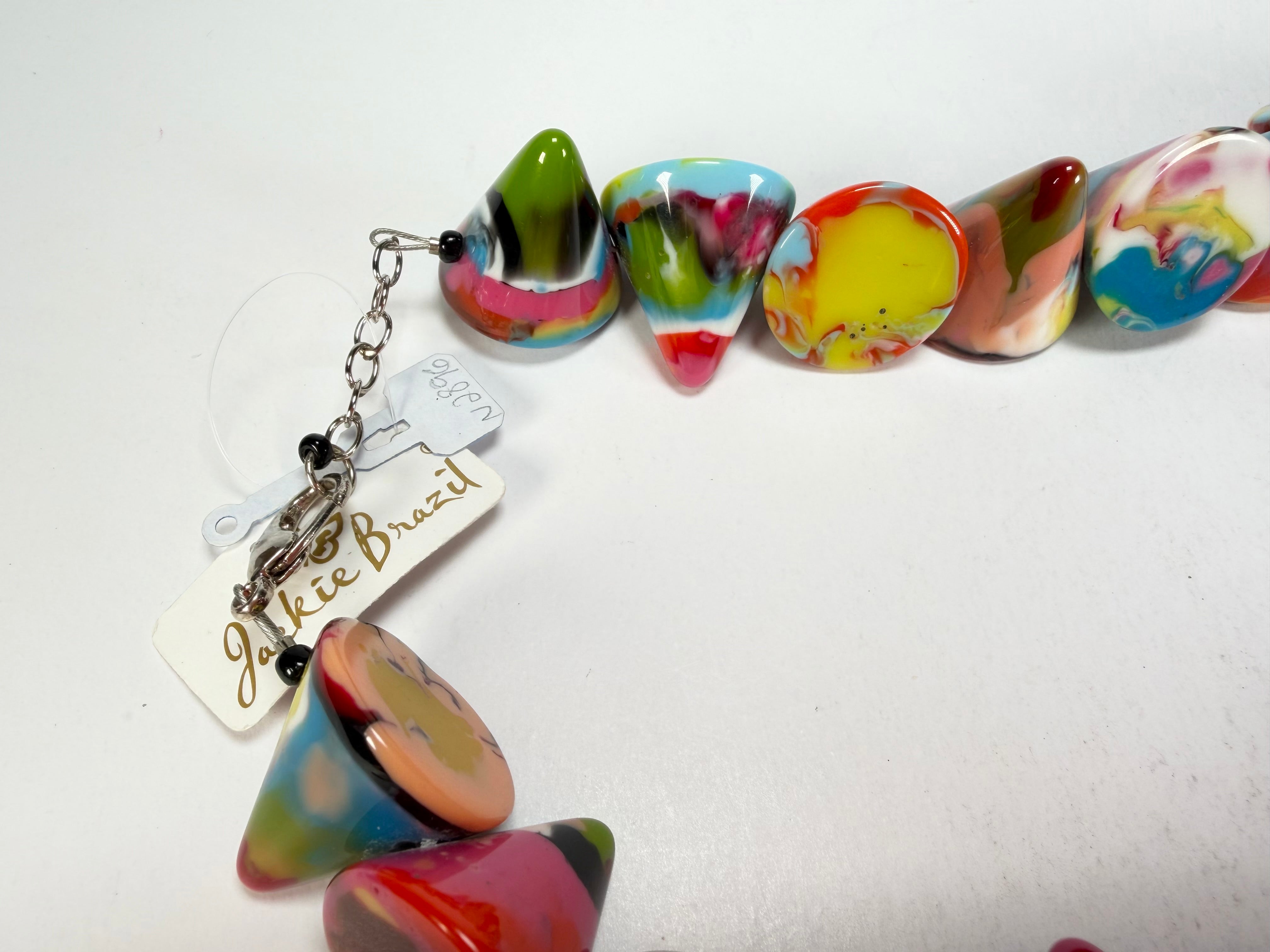 Jackie Brazil "KL Kones" Kandinsky Large Cones Necklace ( N2896 )