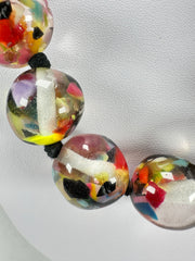 Jackie Brazil "Lola" Cascade Medium Spheres 70cm Resin Necklace ( N2695 )