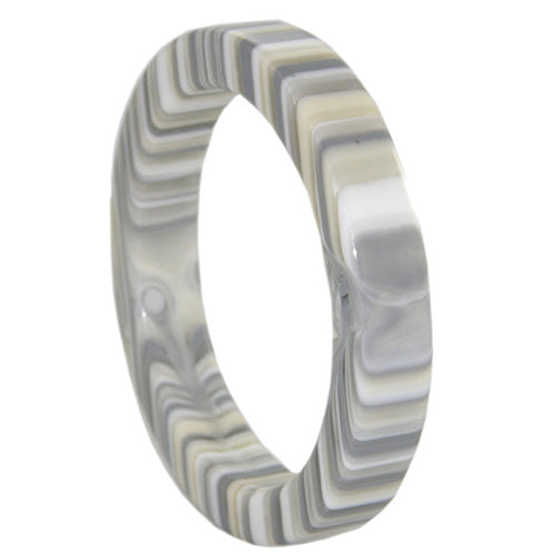 Jackie Brazil "Cat Eye" Liquorice Allsorts with Cat Eye Cream Mix 1.3cm Resin Bangle ( B1034 )