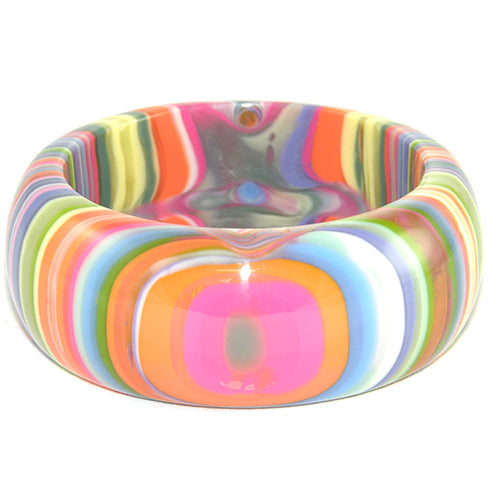 Jackie Brazil "All Sorts "Liquorice w/Cat Eye Spring Colour Mix 3.4cm Bangle ( B2444 )