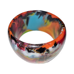 Jackie Brazil "Carmen" Kandinsky 5cm Resin Bangle ( B2500 )