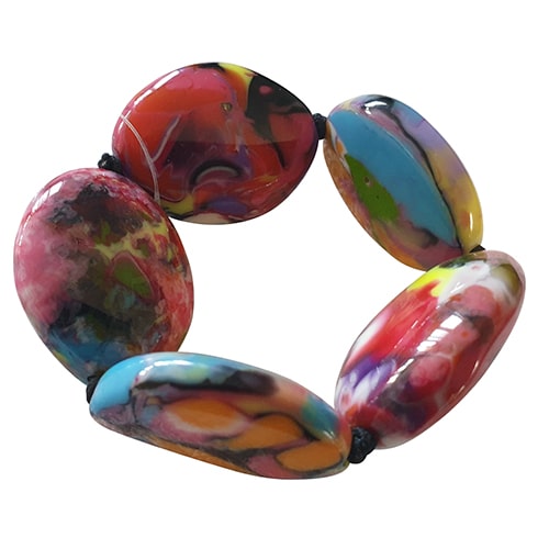 Jackie Brazil "Kathy" Kandinsky Small Riverstones Bracelet ( B0800 )