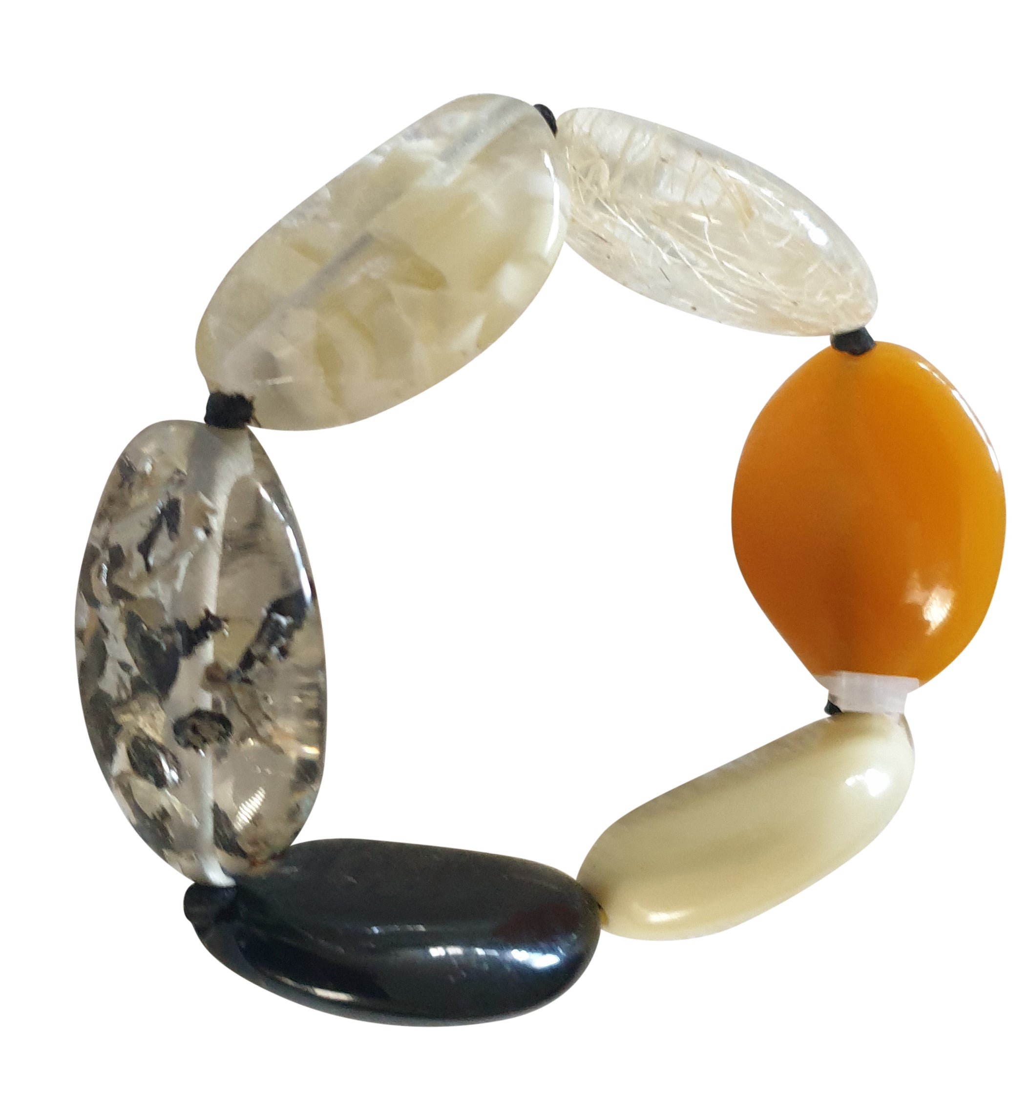Jackie Brazil "Kathy" Seasons Mix Small Riverstones Bracelet ( B0800 )