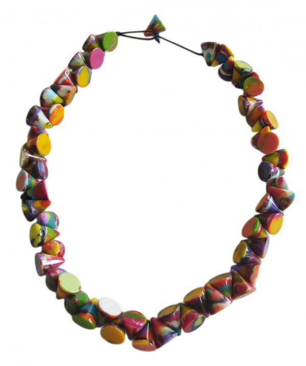 Jackie Brazil "Corina" Small Cones Kandinsky 55cm Necklace ( N0058 )