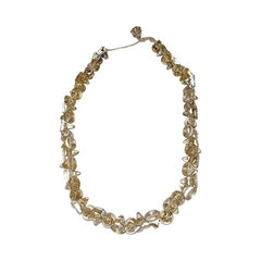 Jackie Brazil "Corina" Small Cones Gold Flakes 55cm Necklace ( N0058 )