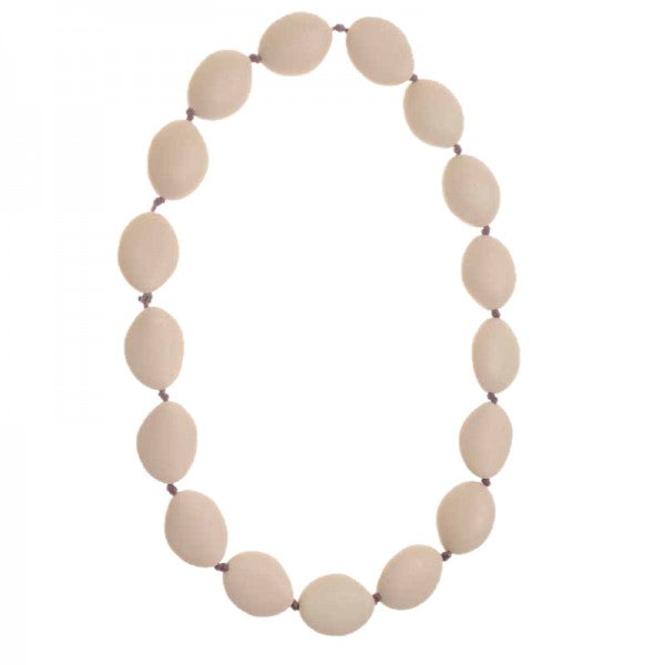 Jackie Brazil "Kathy" Beige Matte Small Riverstones 70cm Necklace ( N3750 )