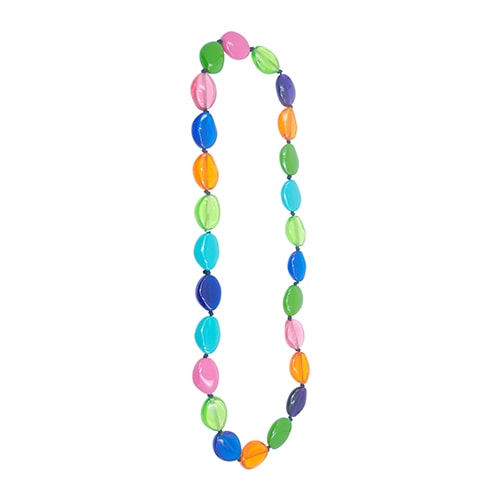 Jackie Brazil "Kathy" Transparent Paris Mix Small Riverstones 100cm Necklace ( N3760 )