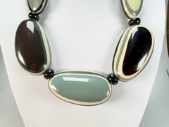 Marion Godart - BSX "Ovales Allongés" Neutral Mix Resin Necklace