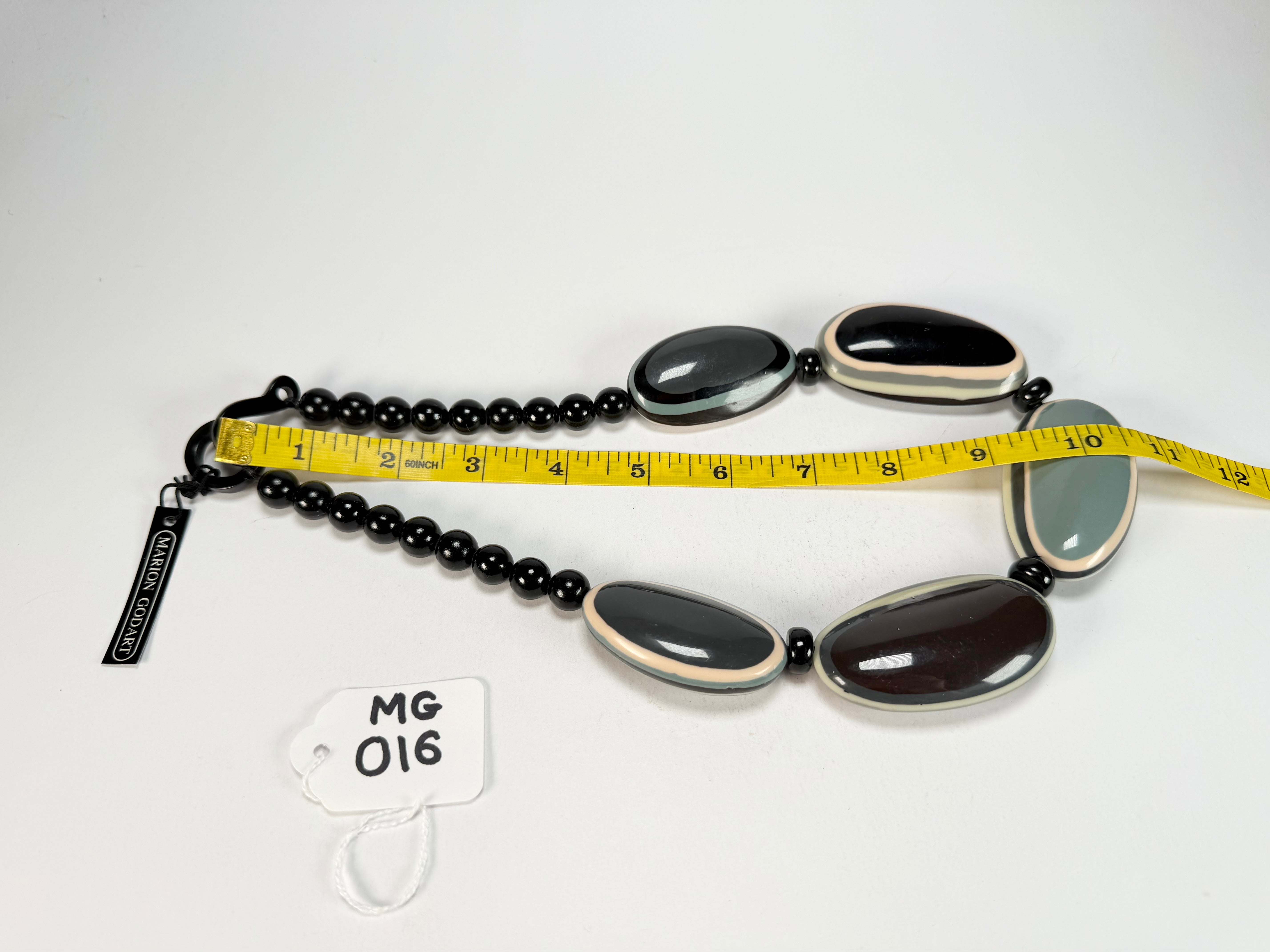 Marion Godart - BSX "Ovales Allongés" Neutral Mix Resin Necklace