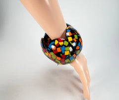 Marion Godart - Confetti "Cinq Pièces" Art-Deco Mix Elasticated Resin Bracelet