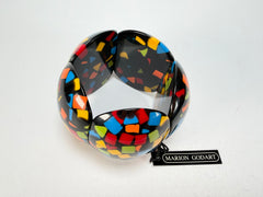 Marion Godart - Confetti "Cinq Pièces" Art-Deco Mix Elasticated Resin Bracelet