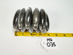 Marion Godart - Natural "Nuances" Grey Tones Elasticated Resin Bracelet