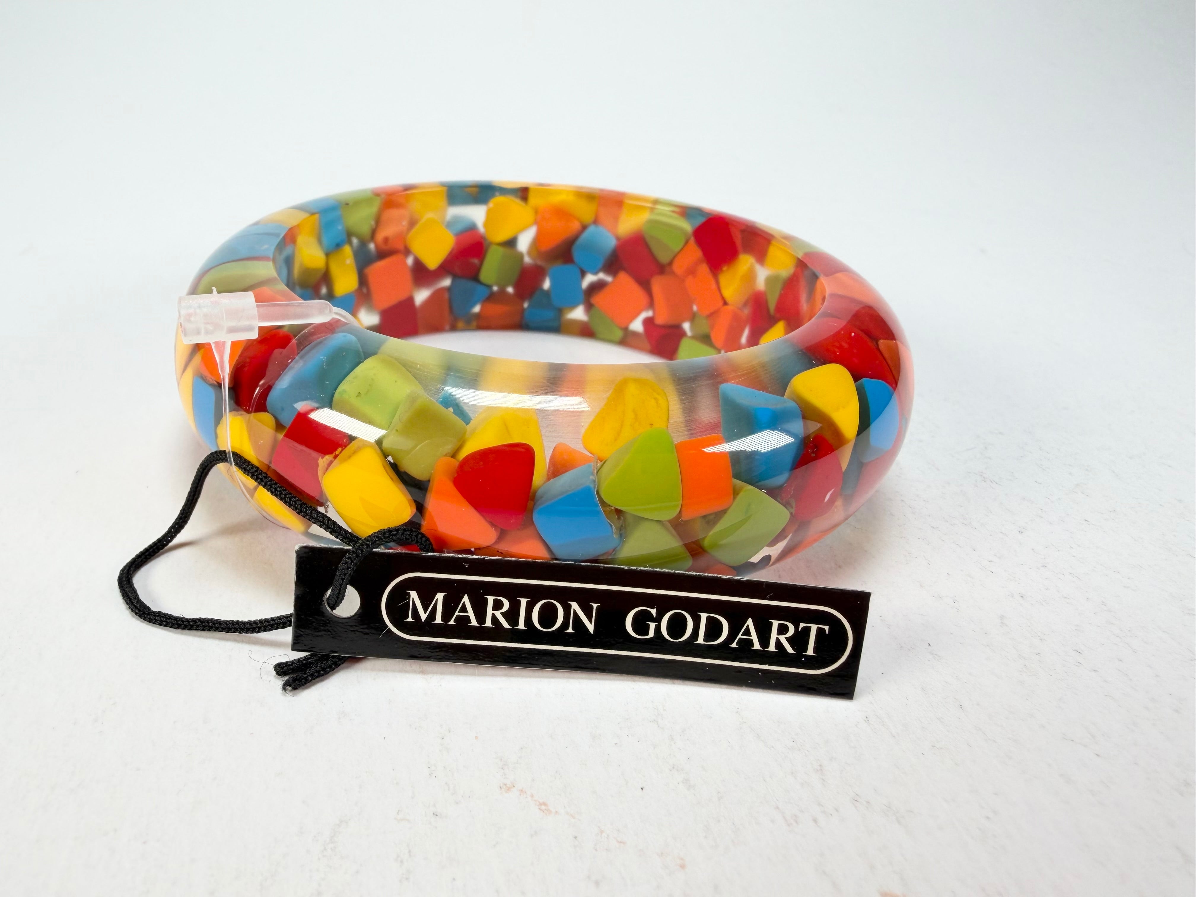 Marion Godart - Confetti "Encapsulé" Summer Mix Solid Round 2cm Bangle