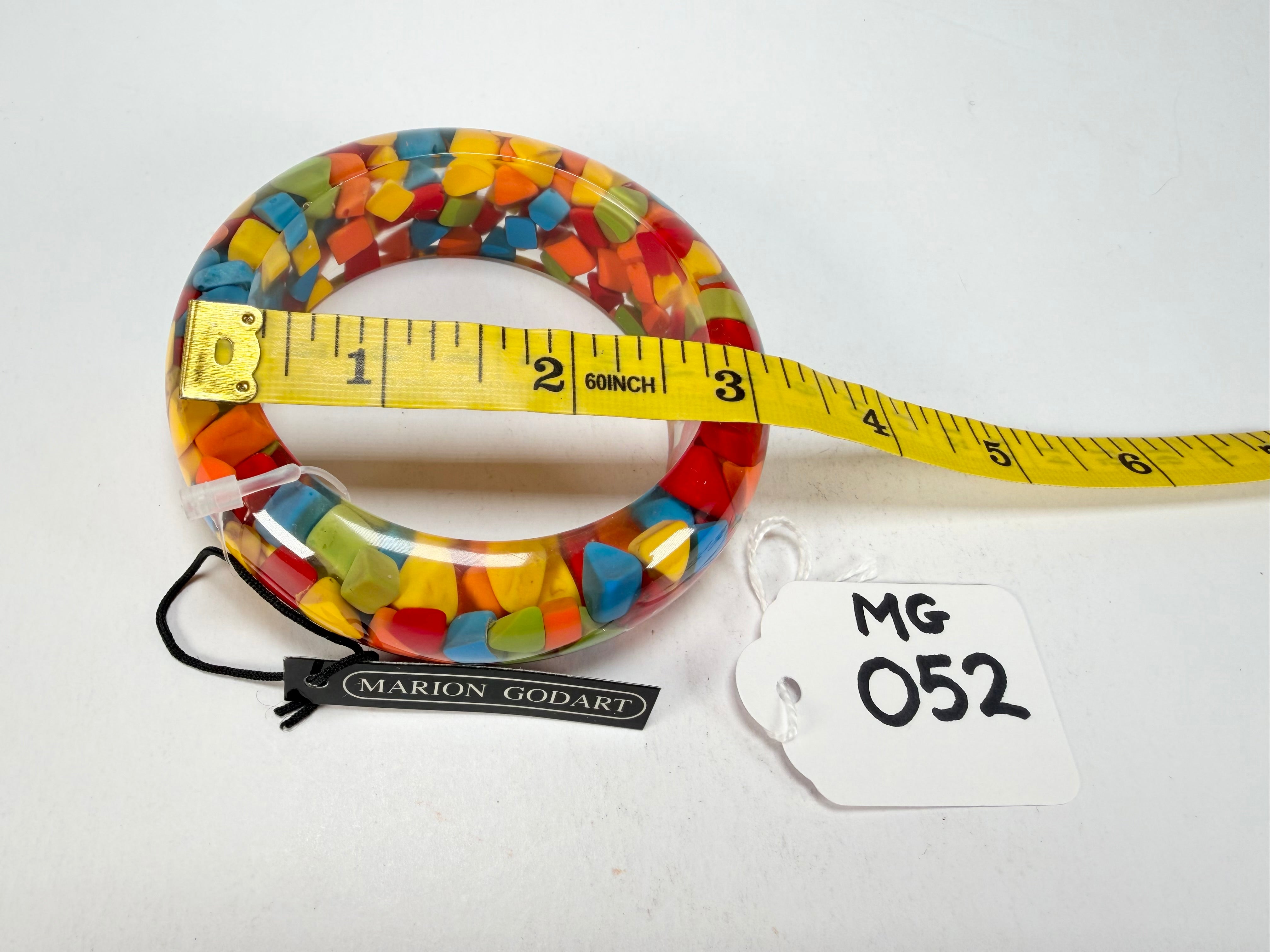 Marion Godart - Confetti "Encapsulé" Summer Mix Solid Round 2cm Bangle