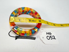 Marion Godart - Confetti "Encapsulé" Summer Mix Solid Round 2cm Bangle