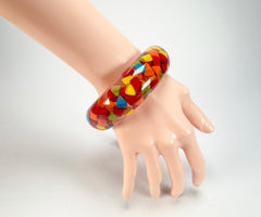 Marion Godart - Confetti "Encapsulé" Summer Mix Solid Round 2cm Bangle