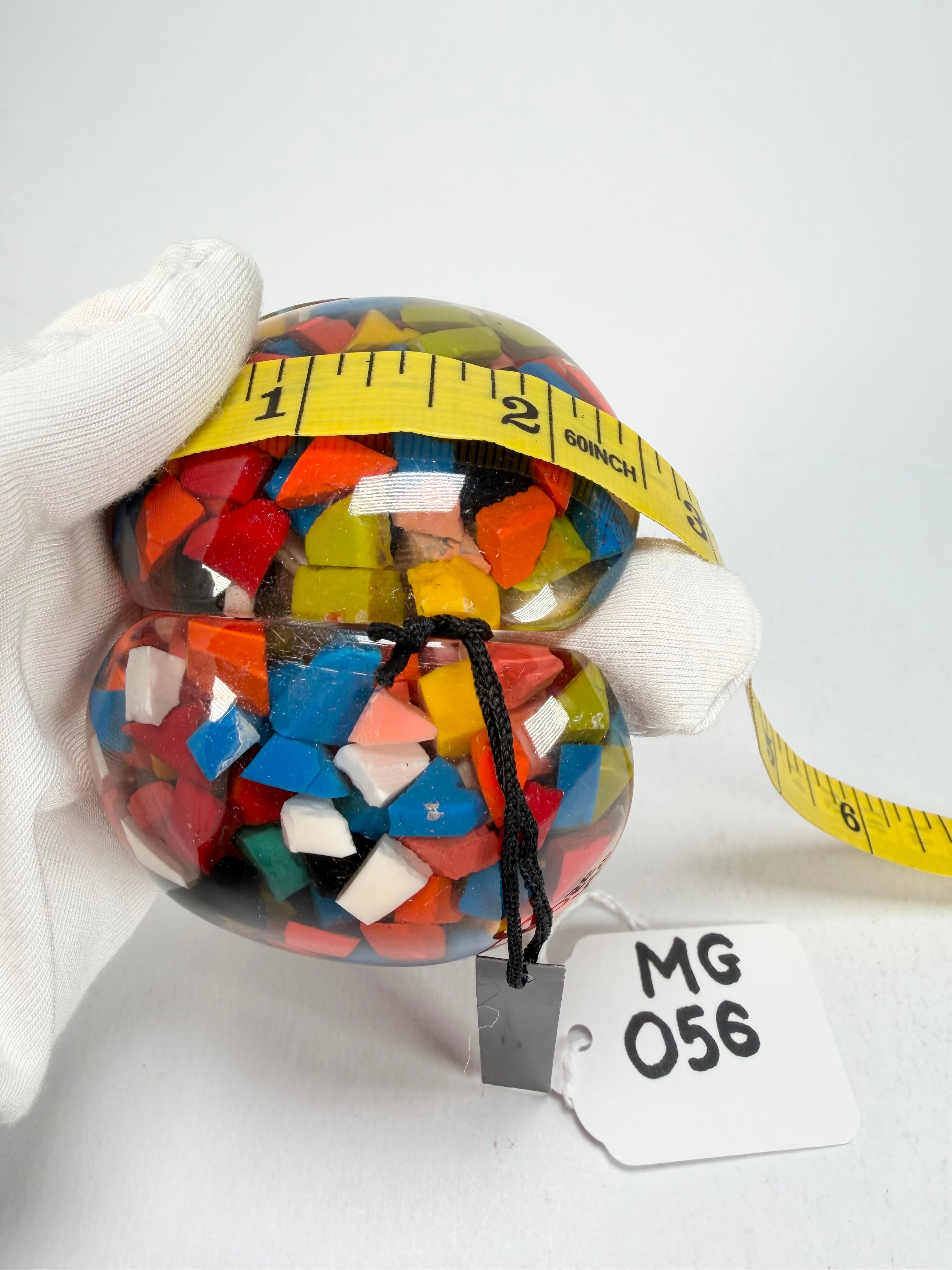 Marion Godart - Confetti "Cinq Pièces" Black + Summer Mix Elasticated Resin Bracelet