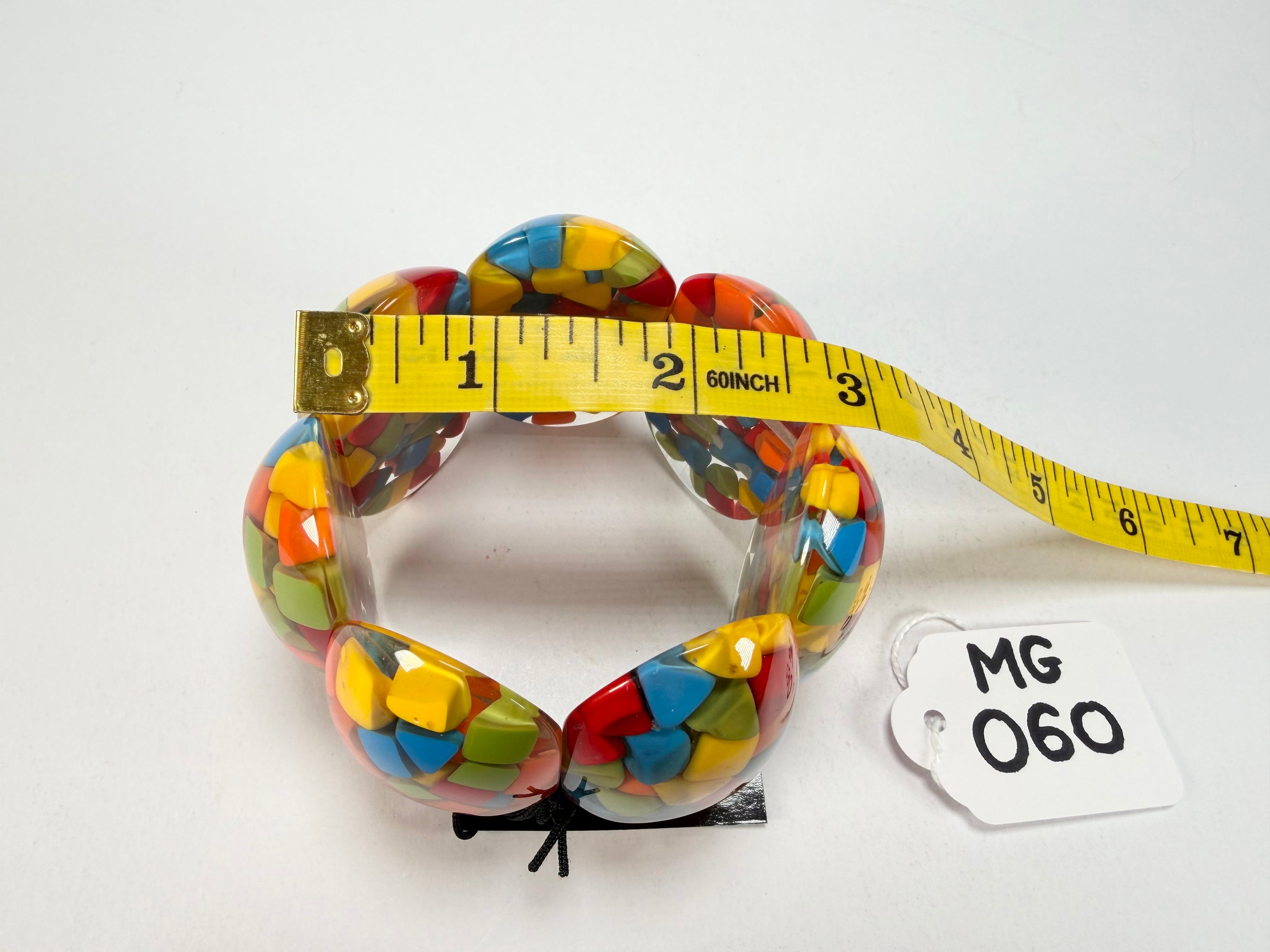 Marion Godart - Confetti "Sept Pièces" Summer Mix Elasticated Resin Bracelet