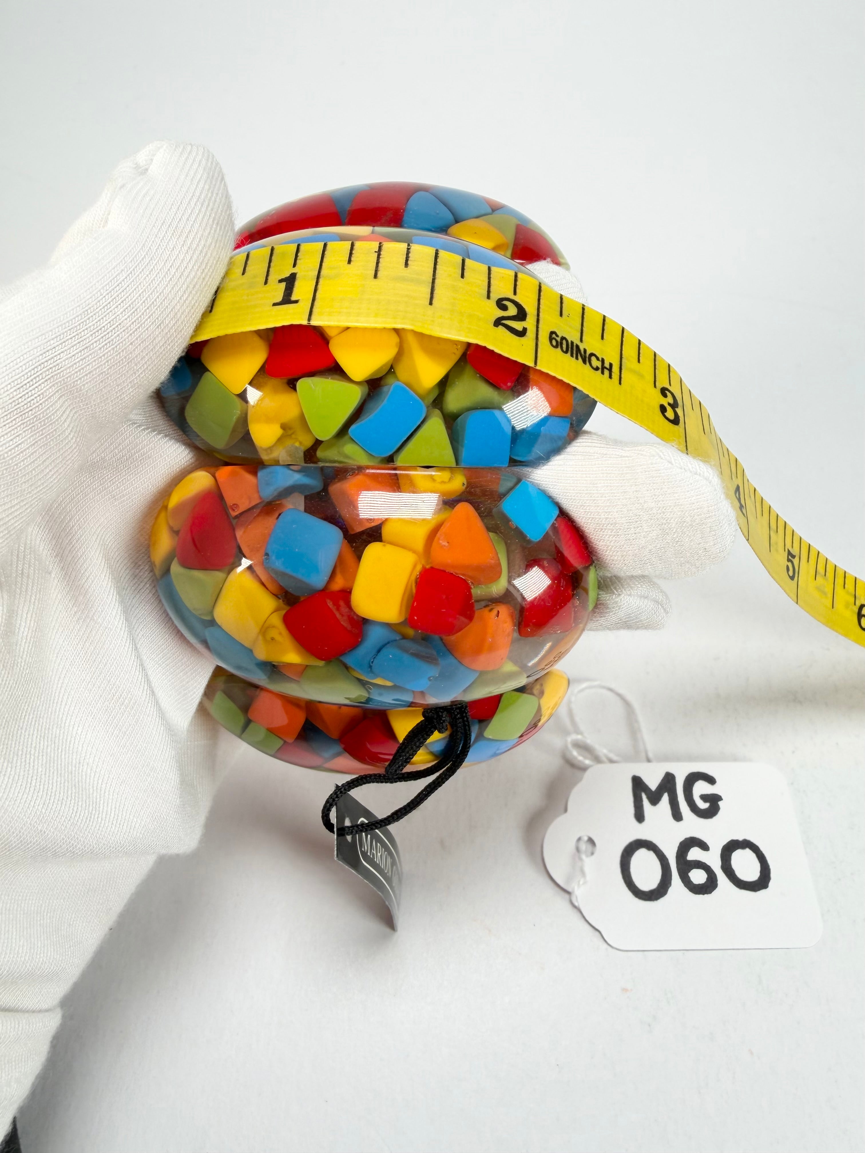 Marion Godart - Confetti "Sept Pièces" Summer Mix Elasticated Resin Bracelet