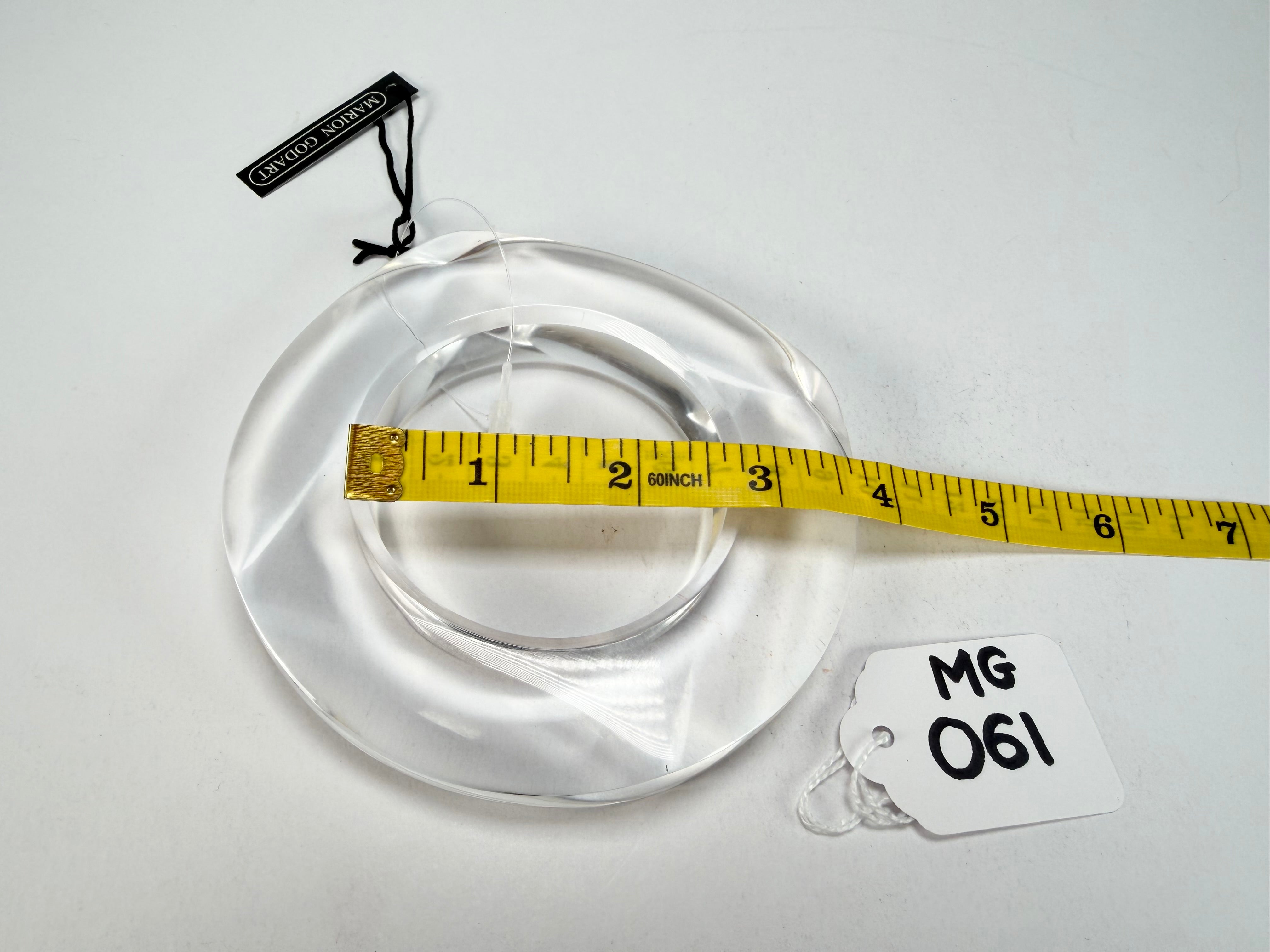 Marion Godart - Perspextive "Anneaux Planétaires" Cristal Solid Round Bangle