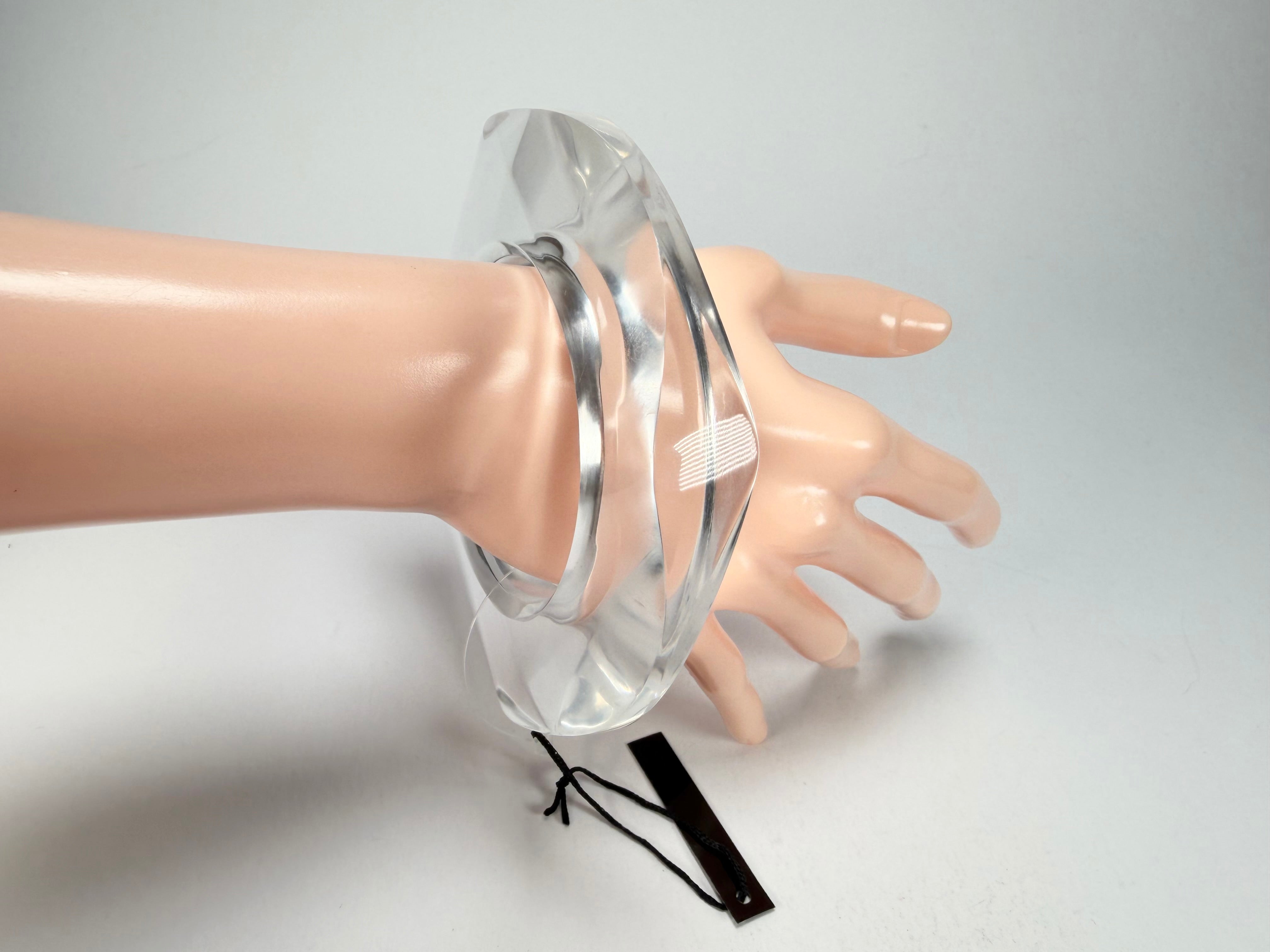 Marion Godart - Perspextive "Anneaux Planétaires" Cristal Solid Round Bangle