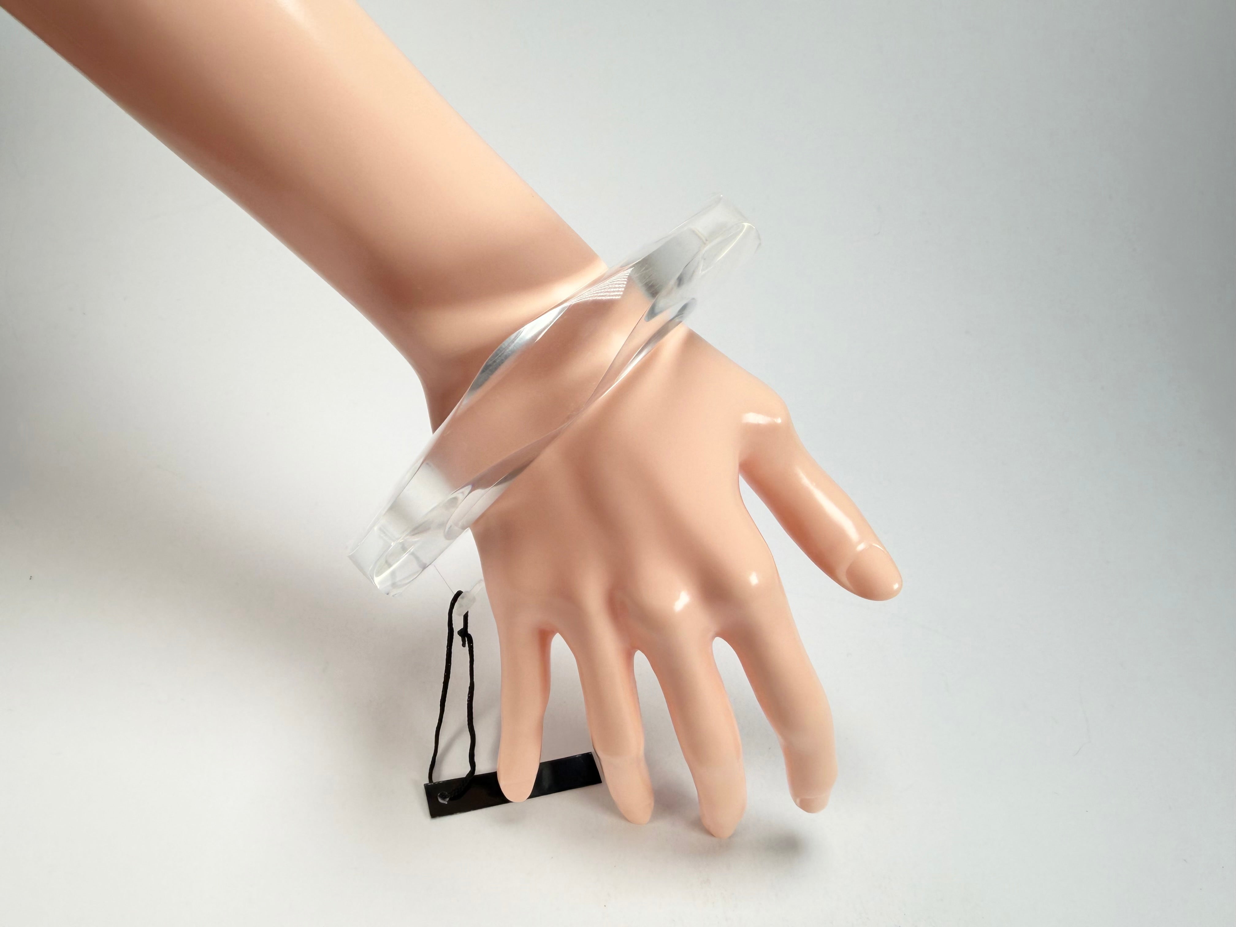 Marion Godart - Perspextive "Anneaux Planétaires" Cristal Solid Round Bangle