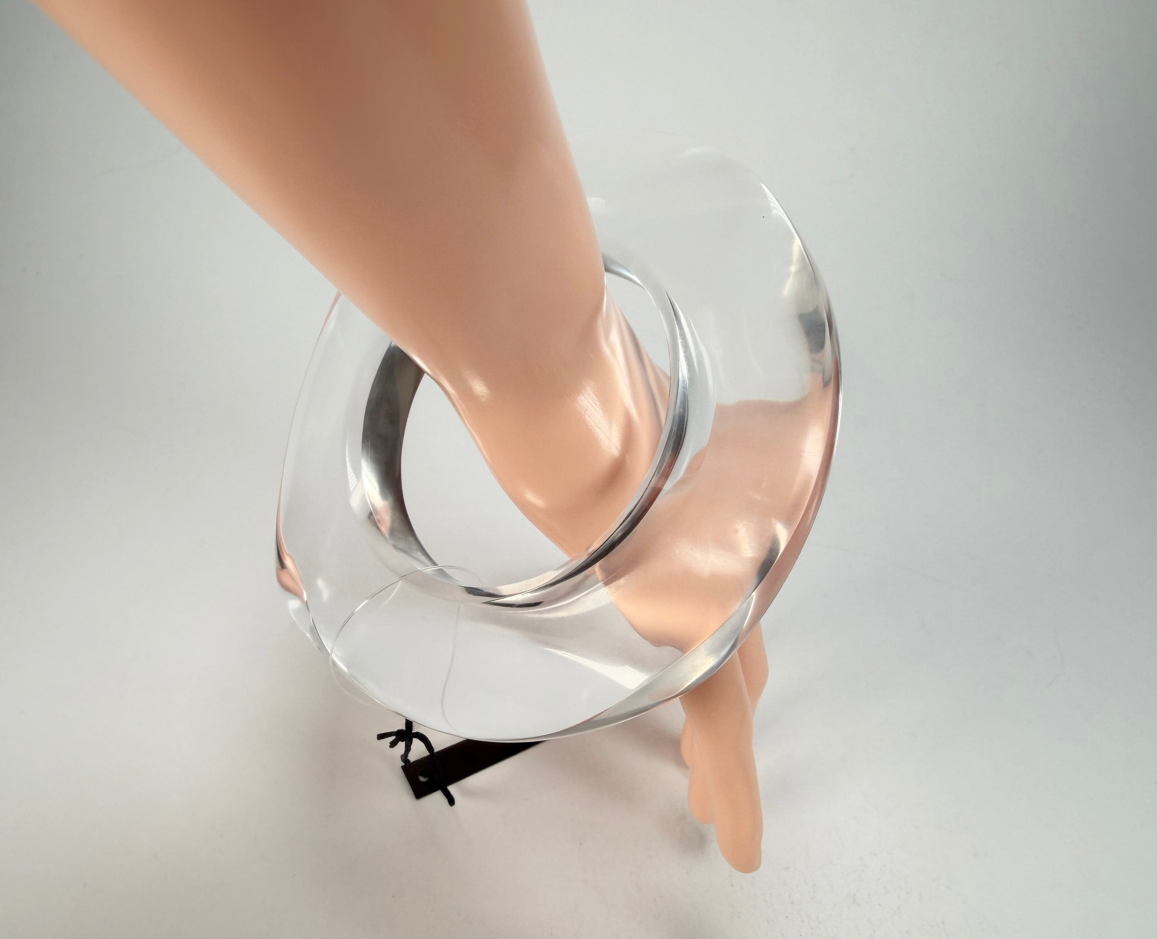 Marion Godart - Perspextive "Anneaux Planétaires" Cristal Solid Round Bangle