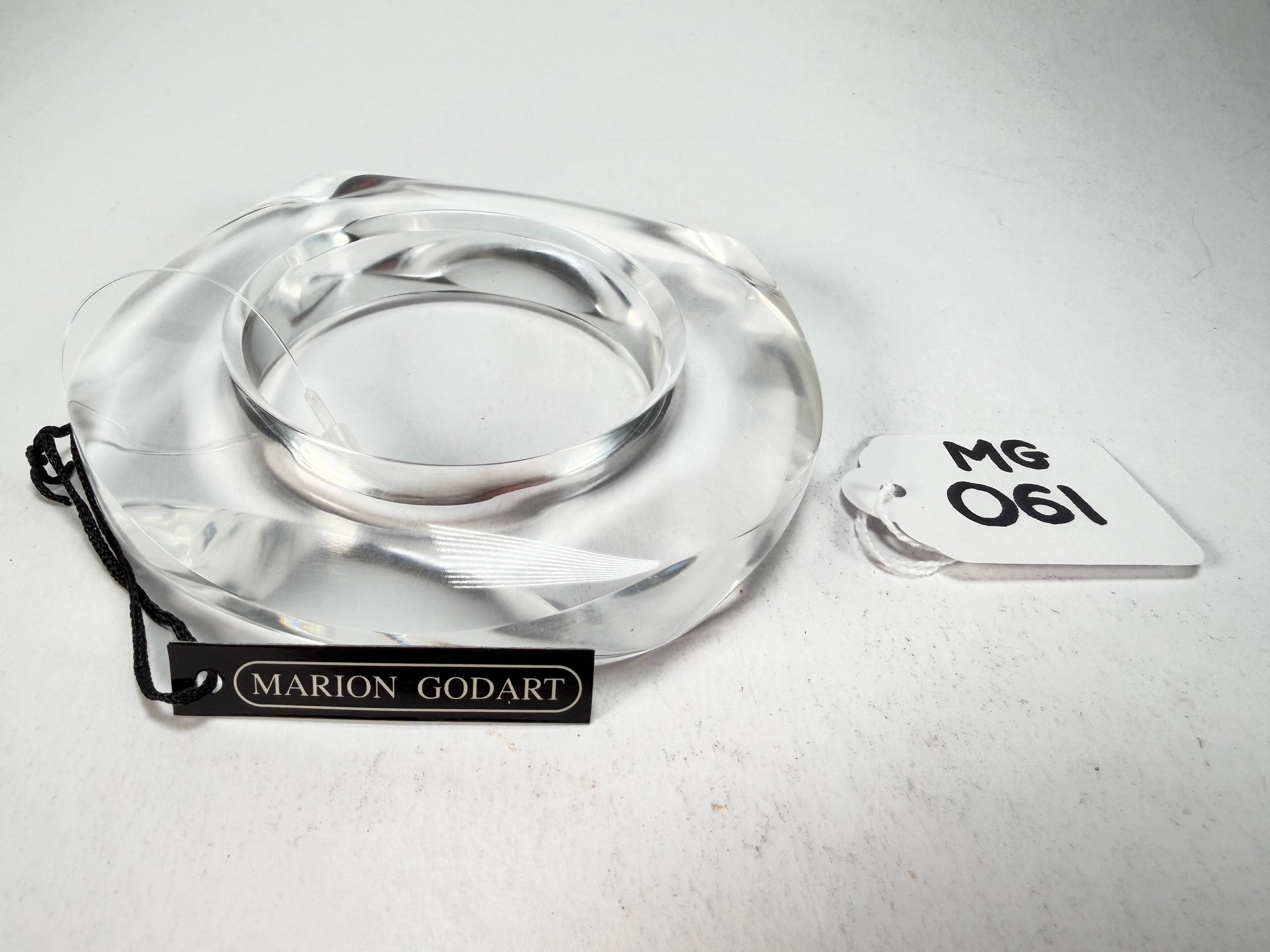 Marion Godart - Perspextive "Anneaux Planétaires" Cristal Solid Round Bangle