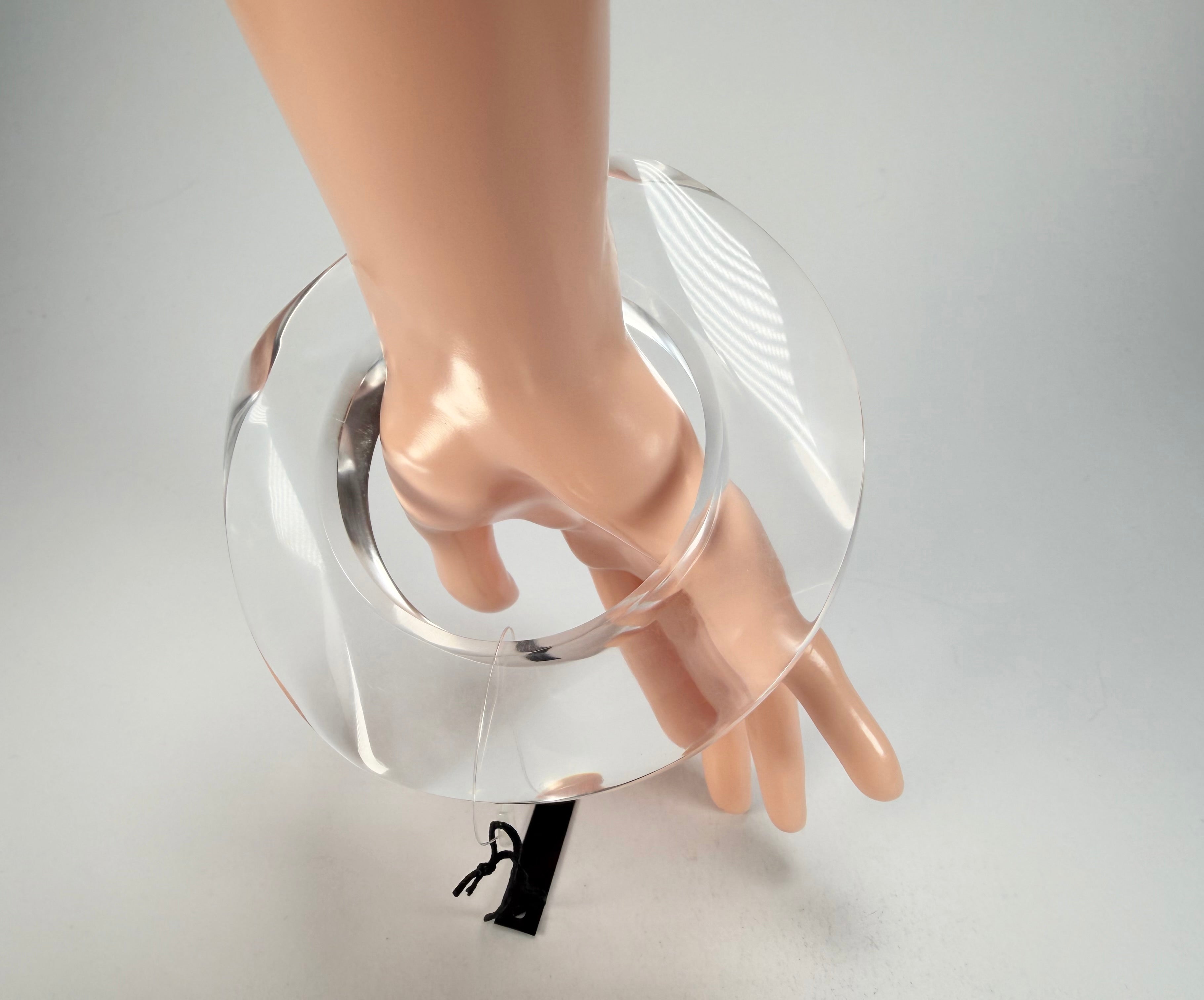 Marion Godart - Perspextive "Anneaux Planétaires" Cristal Solid Round Bangle
