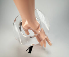 Marion Godart - Perspextive "Anneaux Planétaires" Cristal Solid Round Bangle