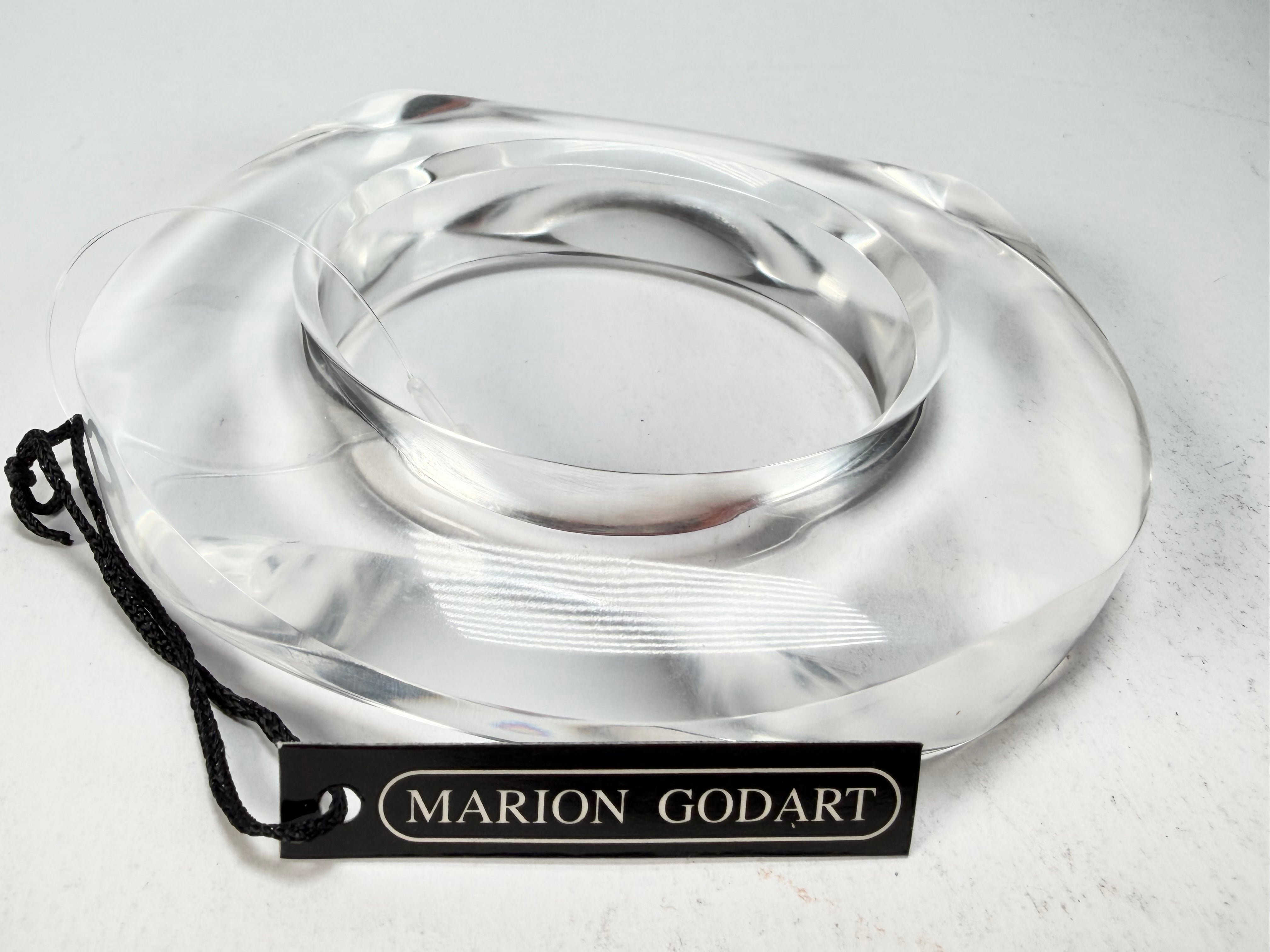 Marion Godart - Perspextive "Anneaux Planétaires" Cristal Solid Round Bangle