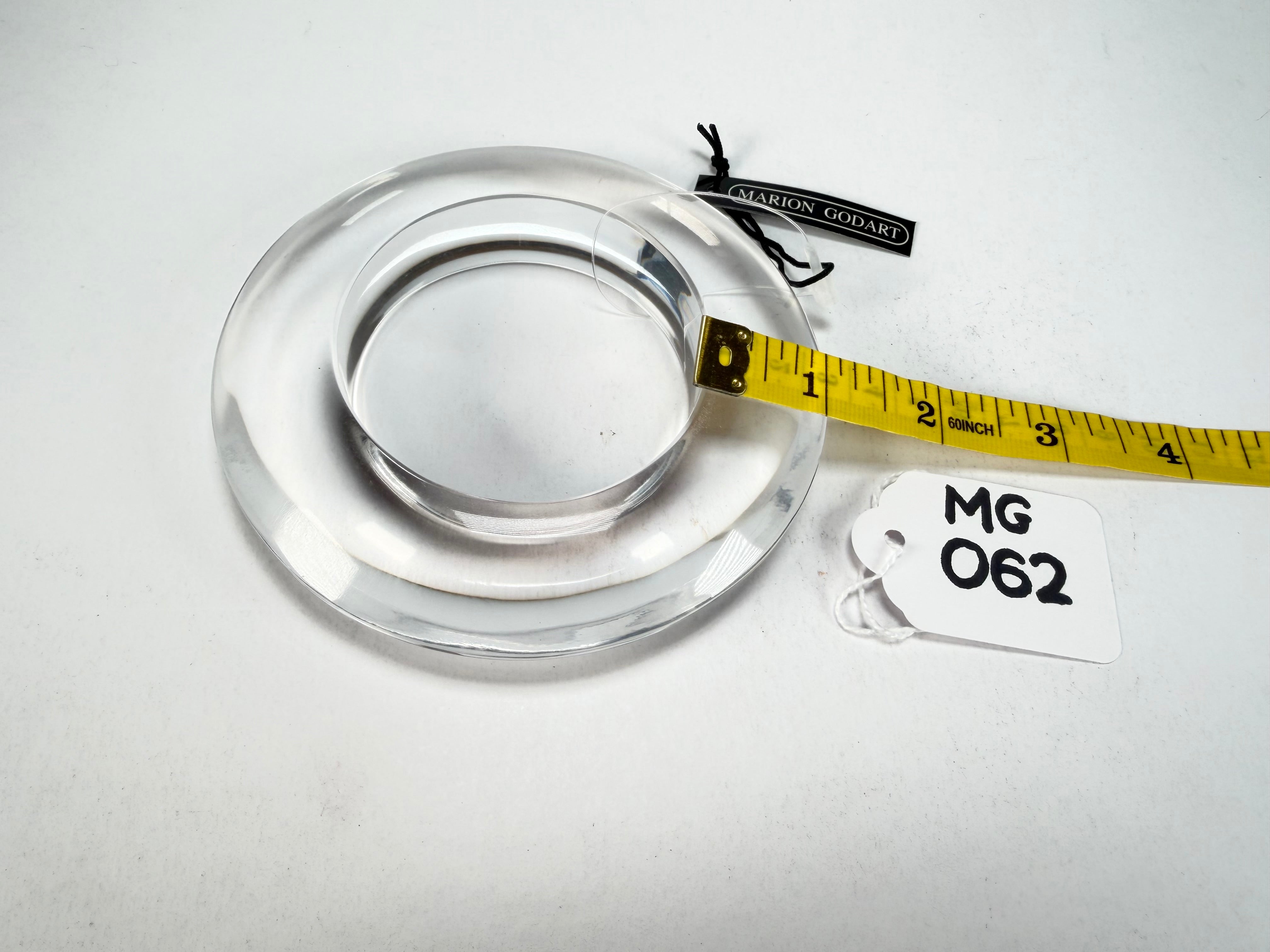 Marion Godart - Perspextive "Anneaux Planétaires" Cristal Solid Round Bangle