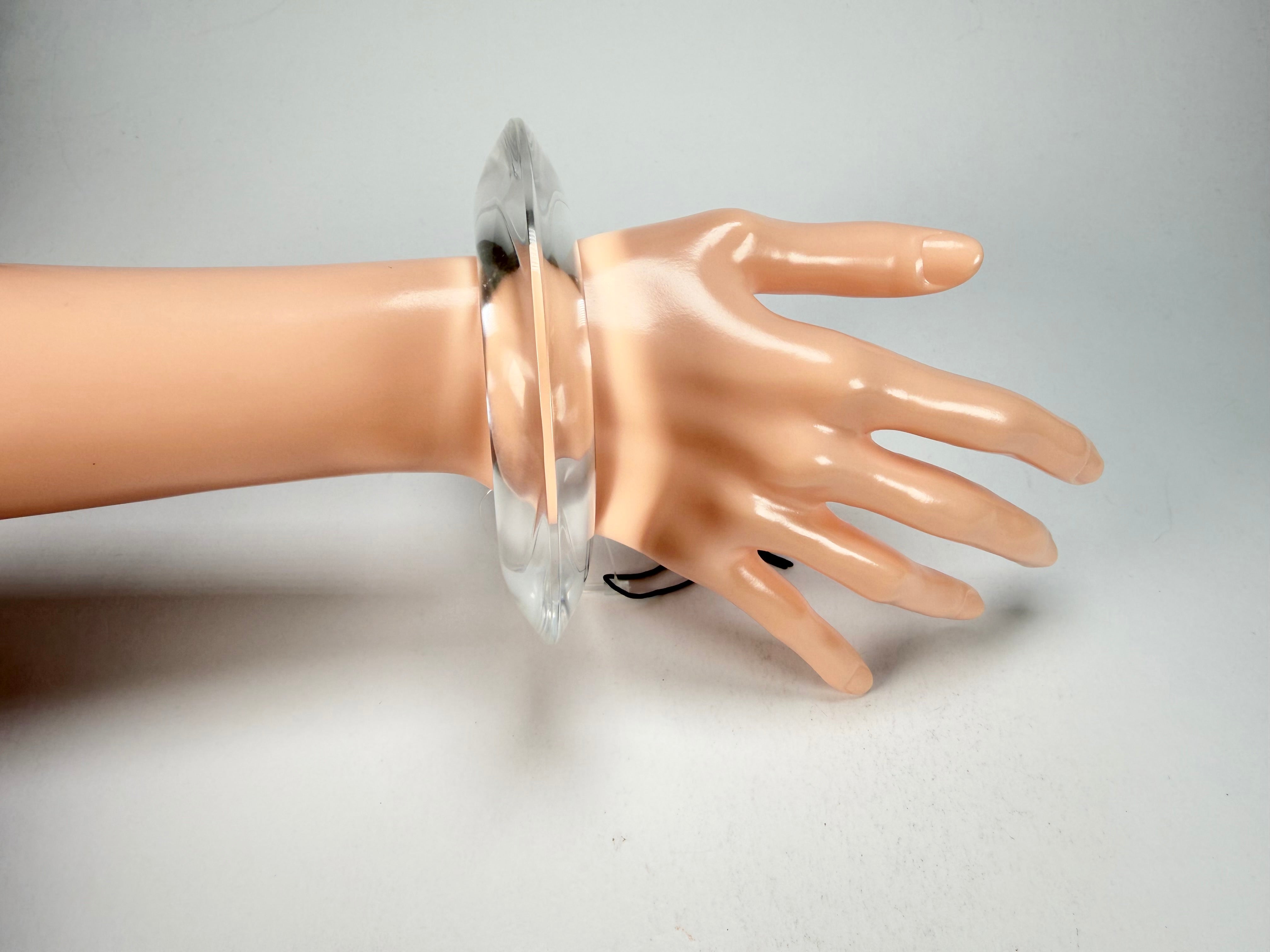 Marion Godart - Perspextive "Anneaux Planétaires" Cristal Solid Round Bangle