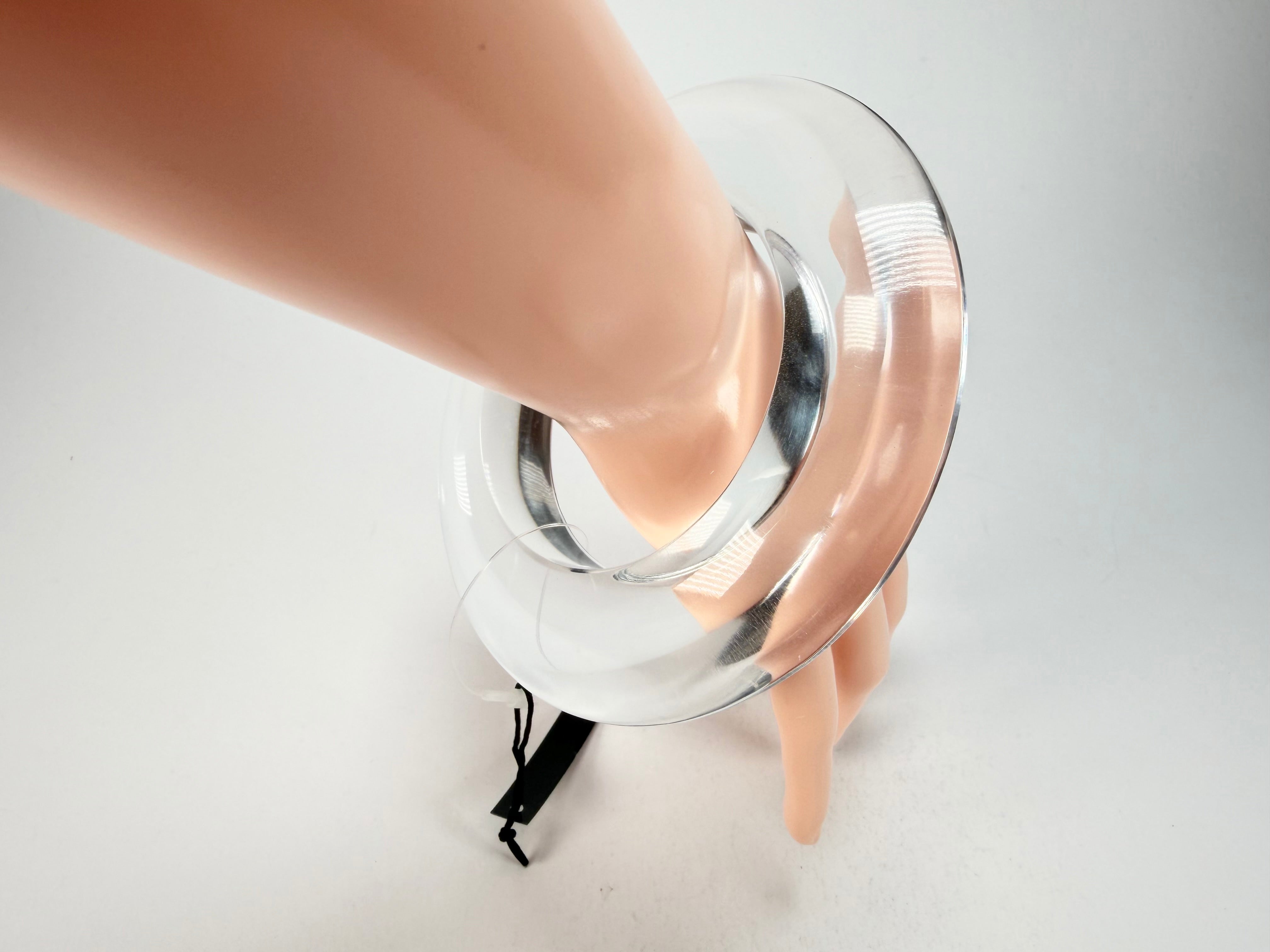 Marion Godart - Perspextive "Anneaux Planétaires" Cristal Solid Round Bangle