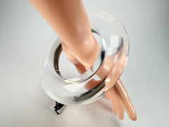 Marion Godart - Perspextive "Anneaux Planétaires" Cristal Solid Round Bangle