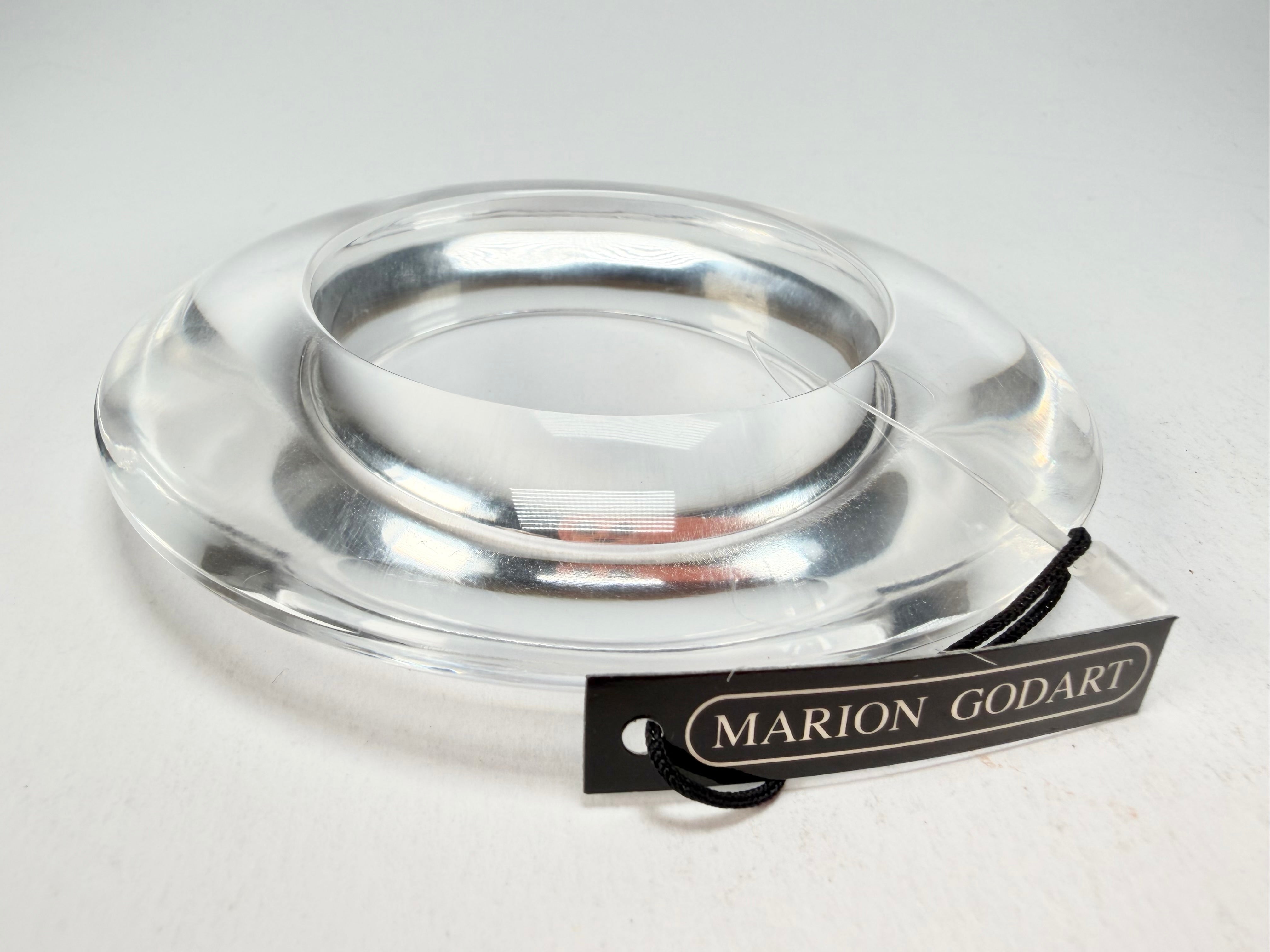 Marion Godart - Perspextive "Anneaux Planétaires" Cristal Solid Round Bangle