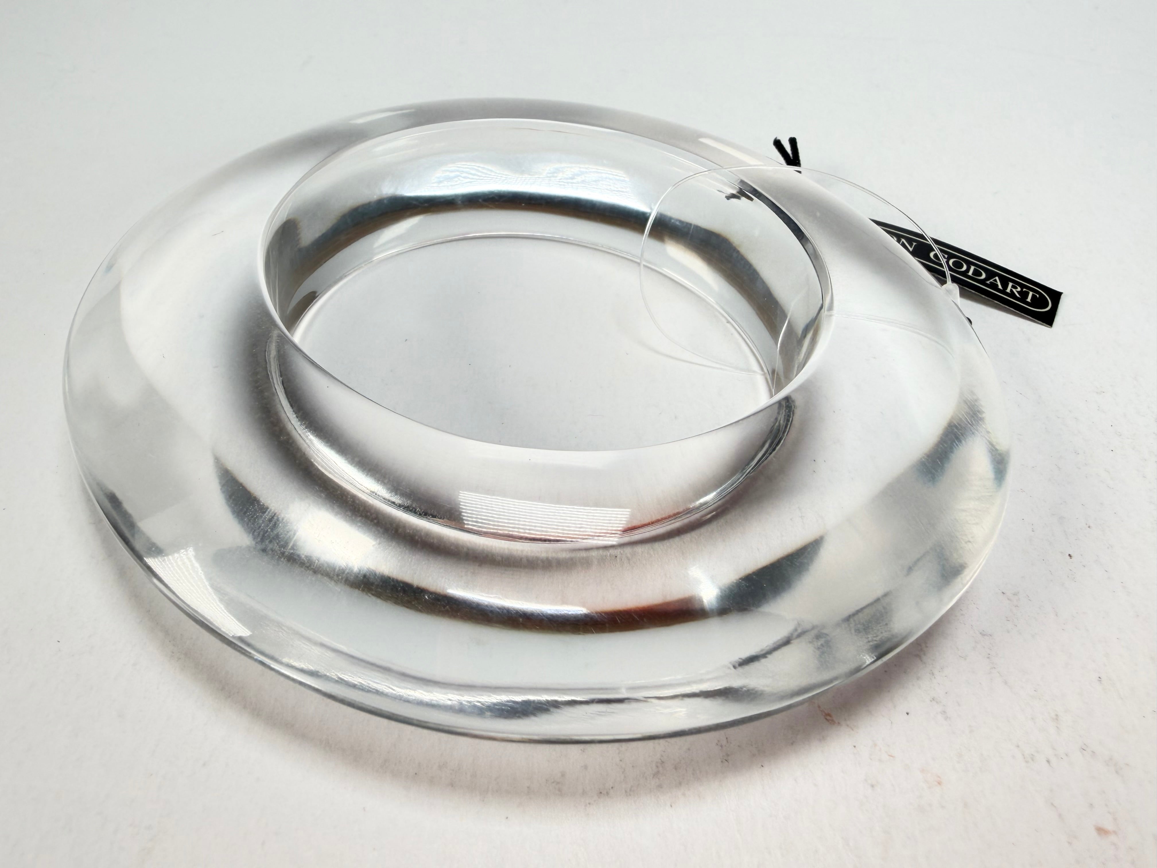 Marion Godart - Perspextive "Anneaux Planétaires" Cristal Solid Round Bangle