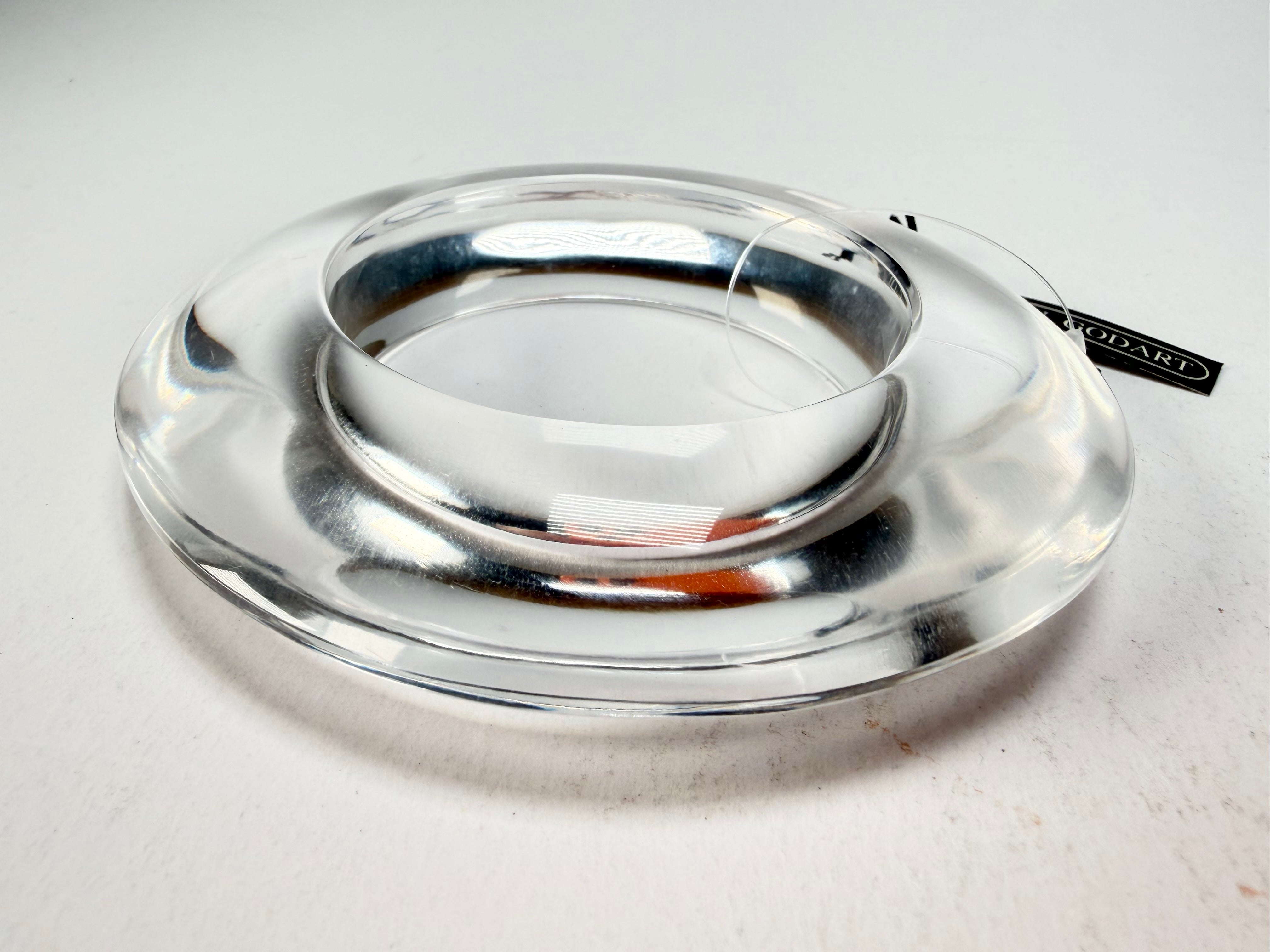 Marion Godart - Perspextive "Anneaux Planétaires" Cristal Solid Round Bangle
