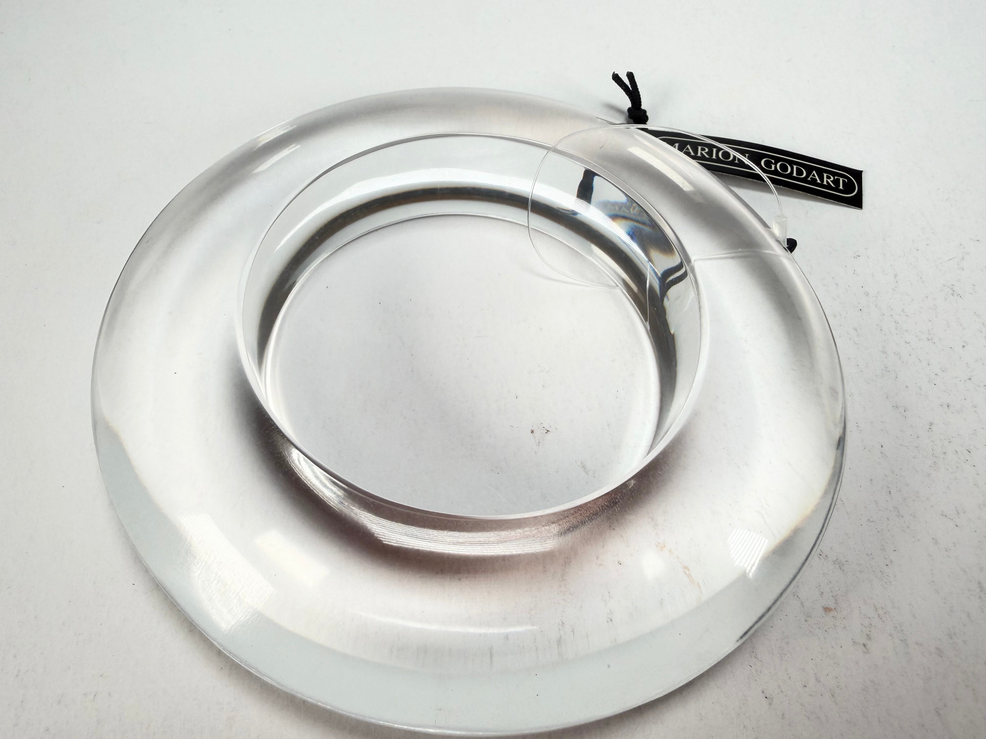 Marion Godart - Perspextive "Anneaux Planétaires" Cristal Solid Round Bangle