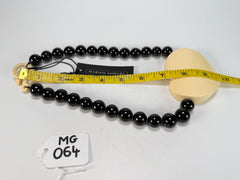 Marion Godart - BSX "Cœur Blanc" Large Heart Pendant Resin Necklace