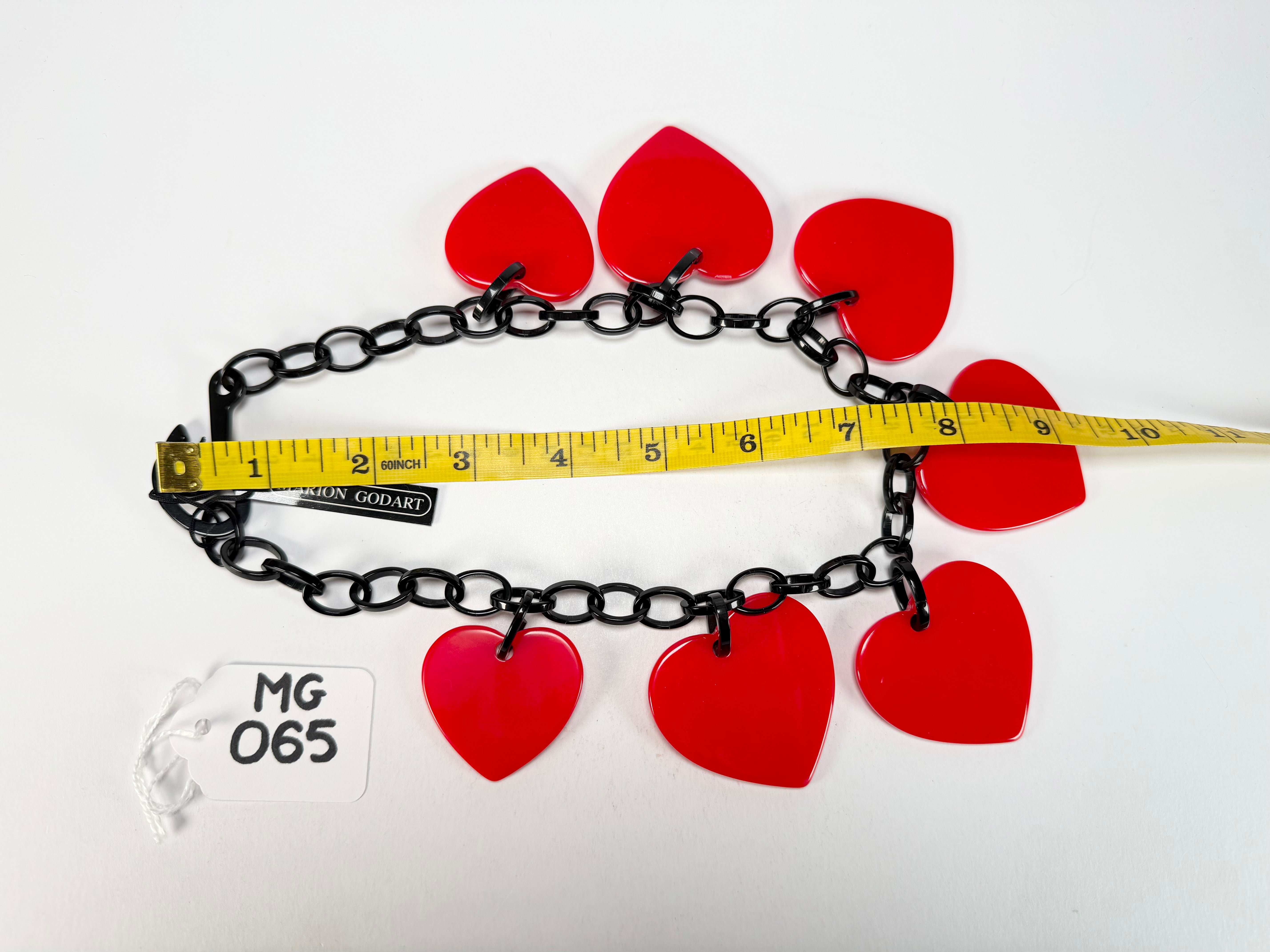 Marion Godart - BSX "Morceaux De Cœur" Red Resin Necklace