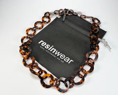 Marion Godart - Linkz "Chaîne"  Tortoiseshell Resin Necklace